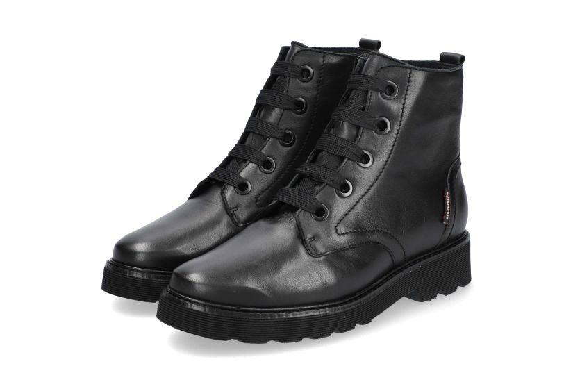 Bota ergonómica de mujer 'Odalia N' de calce ancho (H) - Negro - ChaplinshoesBota ergonómica de mujer de corte ancho (H) 'Odalia AND' - Negro Mephisto