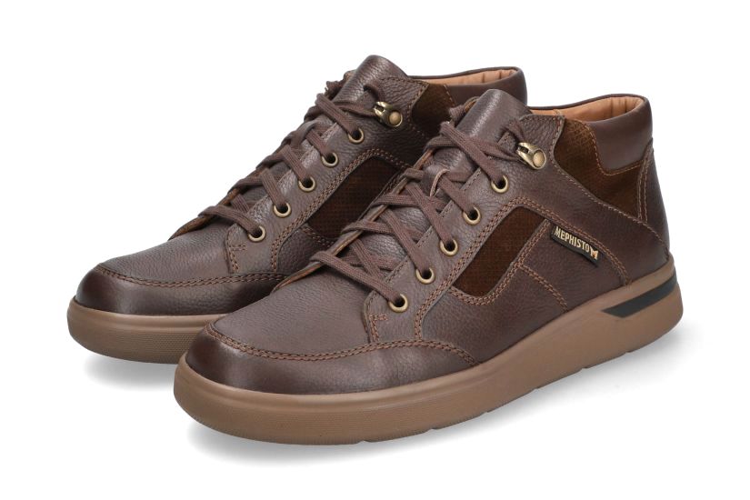'Orton' men's lace=up boot - Brown - Chaplinshoes'Orton' men's lace=up boot - BrownMephisto