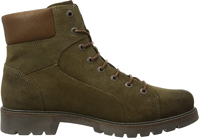 'Outback' warmgevoerde dameslaars met vetersluiting - Groen - Chaplinshoes'Outback' warmgevoerde dameslaars met vetersluiting - GreenCamel Active