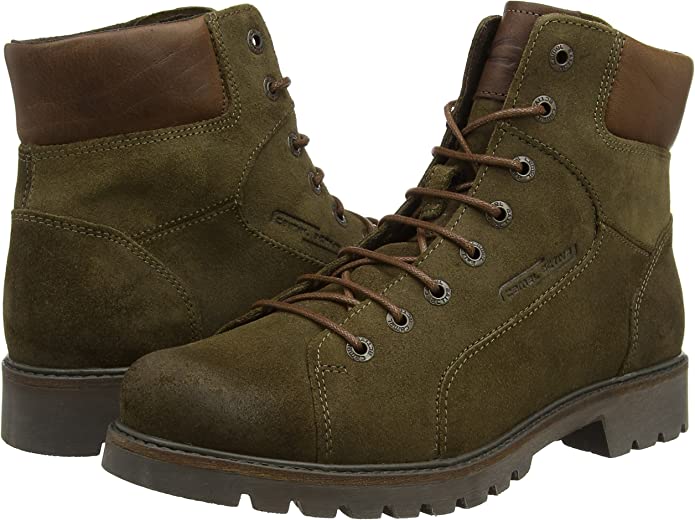 'Outback' warmgevoerde dameslaars met vetersluiting - Groen - Chaplinshoes'Outback' warmgevoerde dameslaars met vetersluiting - GreenCamel Active