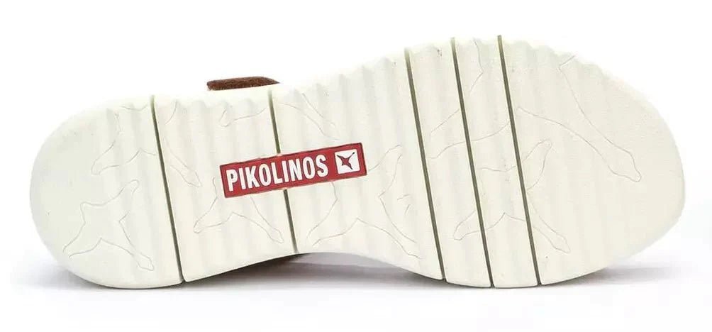 Sandalia mujer 'Palma' - marrón blanco - ChaplinshoesSandalia mujer 'Palma' - marrón blancoPikolinos