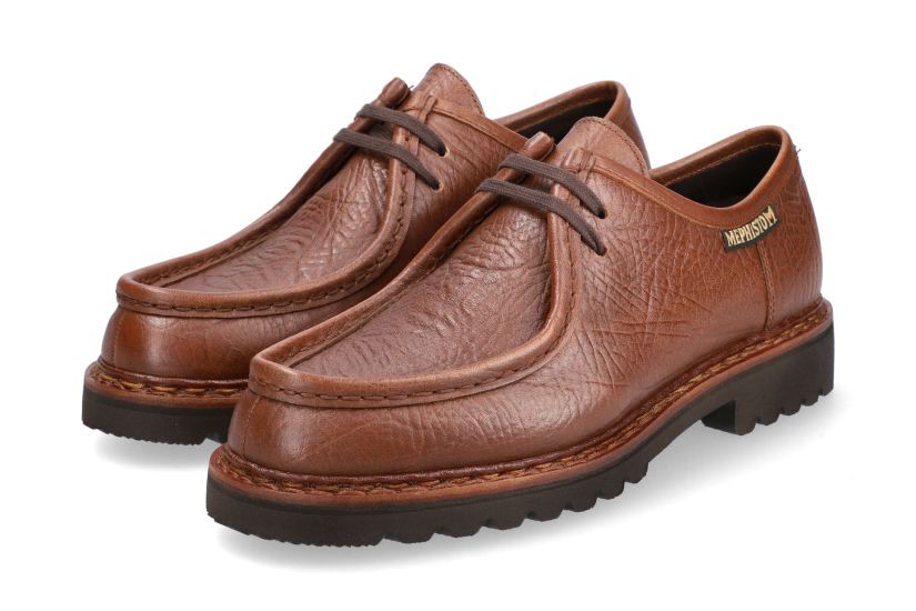 Zapato con cordones hecho a mano 'Peppo' Goodyear para hombre - marrón - Chaplinshoes'Peppo' zapato con cordones hecho a mano Goodyear para hombre - marrónMephisto