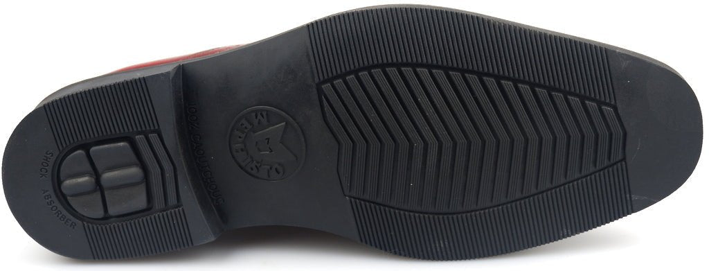 Zapato de vestir hecho a mano 'Peter' Goodyear para hombre - Rojo - ChaplinshoesZapato de vestir hecho a mano 'Peter' goodyear para hombre - RedMephisto