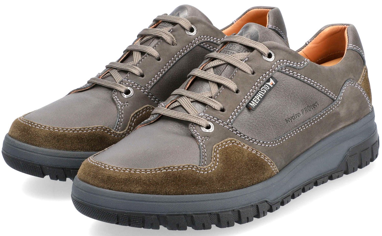 Scarpa stringata da uomo 'PHIL' - Grigio verde - ChaplinshoesScarpa stringata da uomo 'PHIL' - Mephisto grigio verde