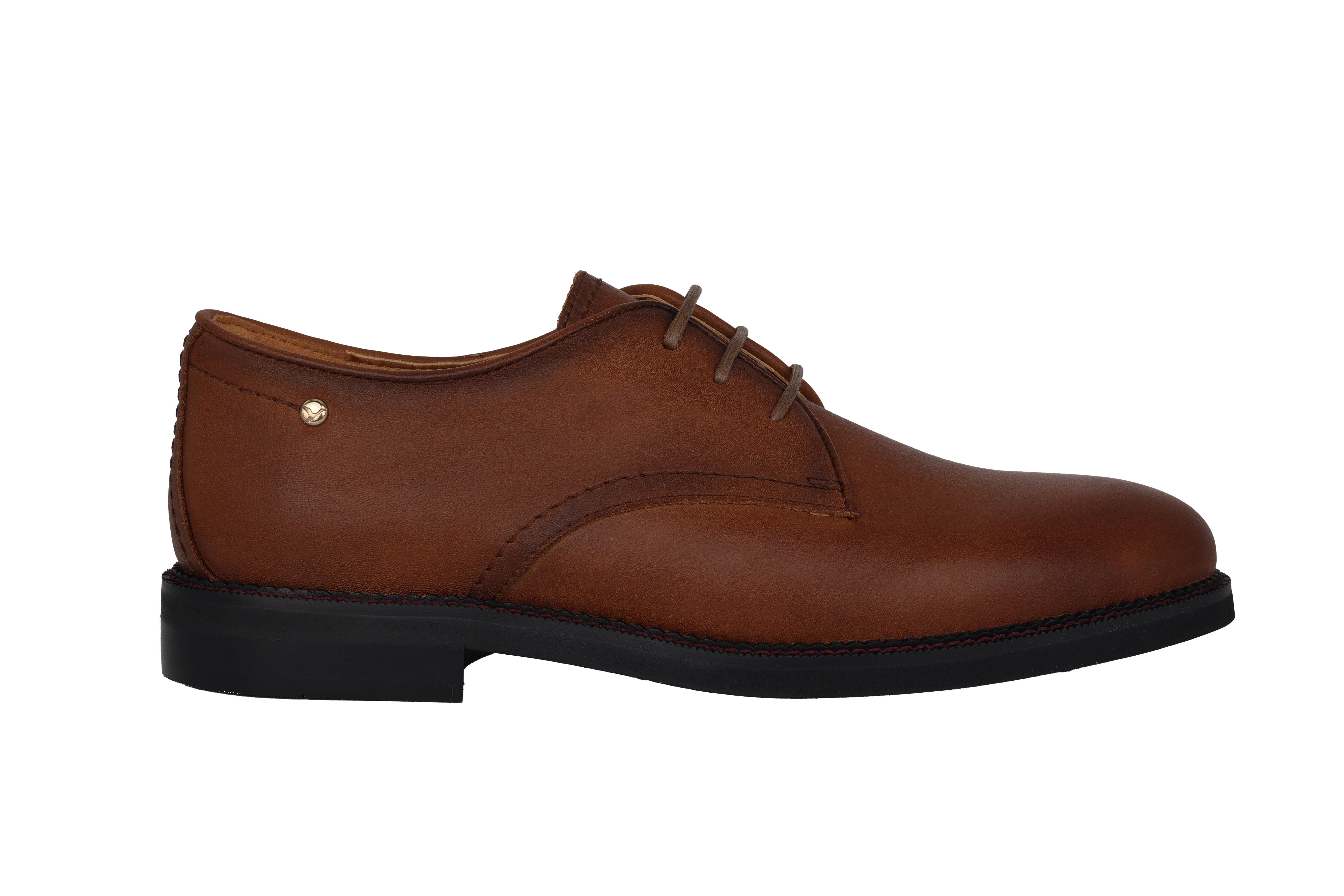 Damen-Schnürschuhe 'Deva' aus Leder - braun