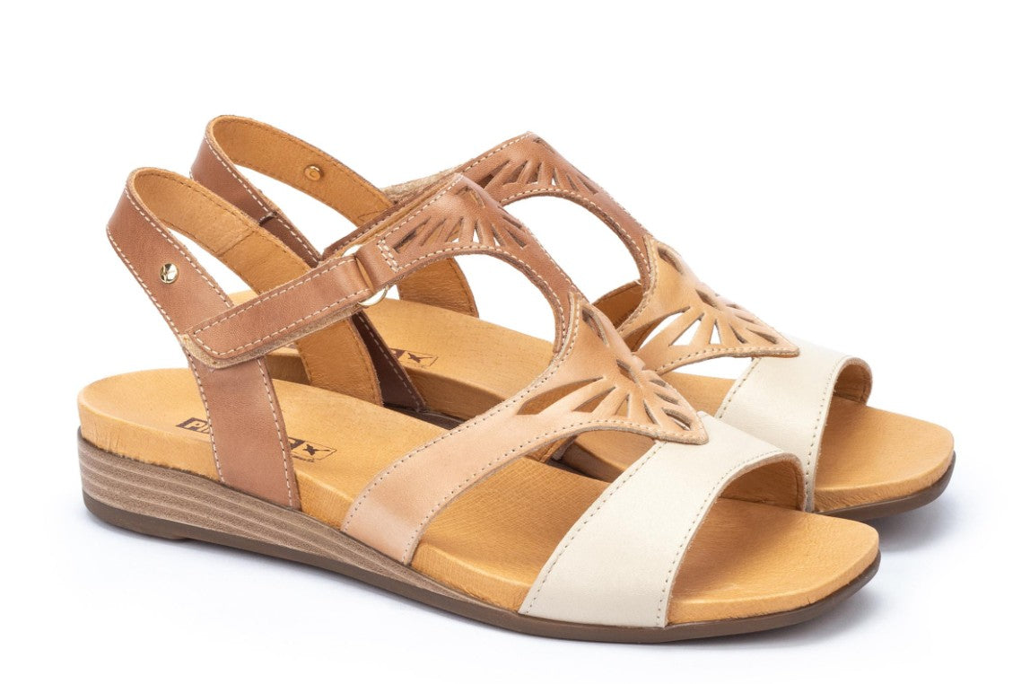 Sandalo da donna W5N-0588C1 - Mix bianco sporco