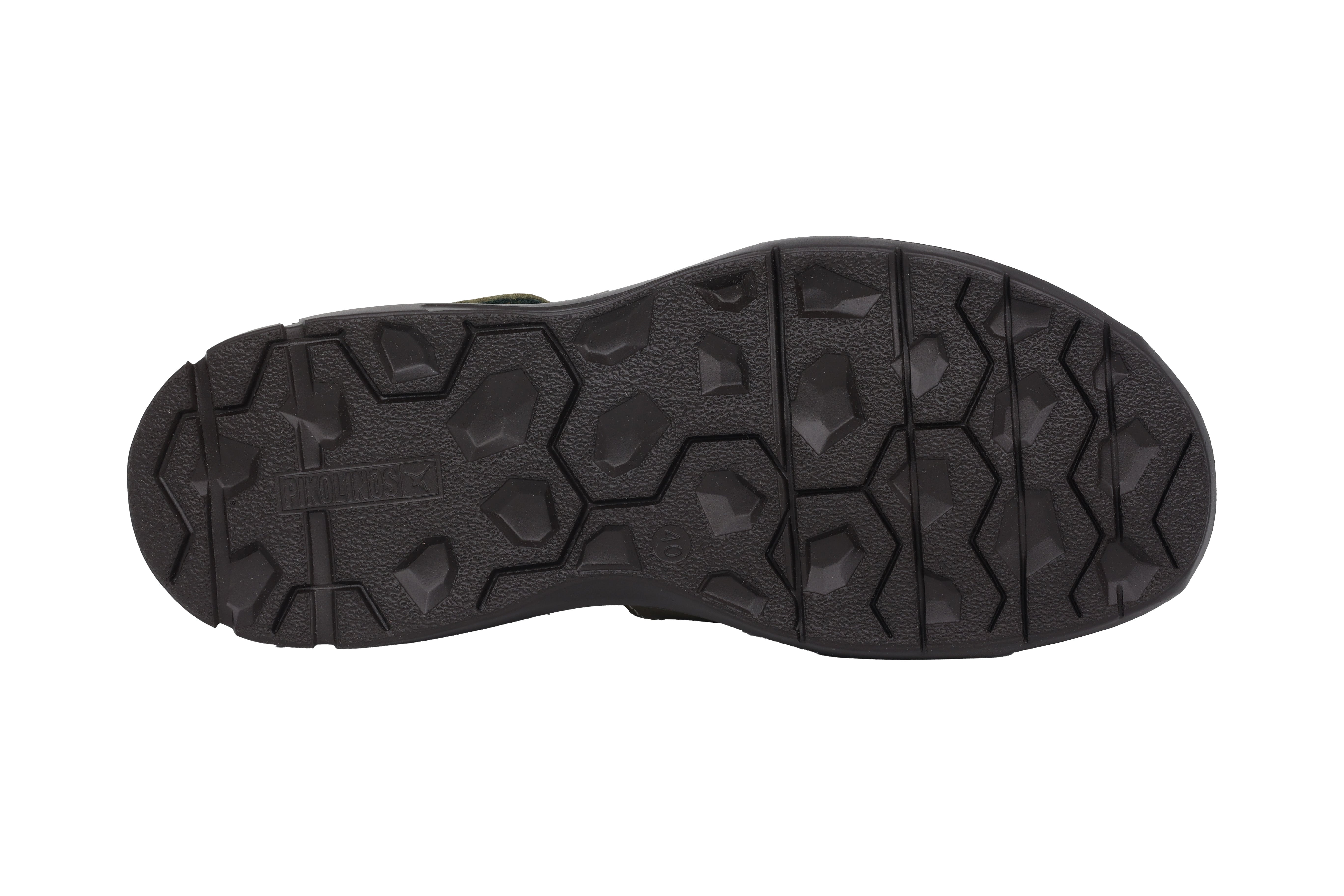 Halbgeschlossene Herrensandale 'Oropesa' – Grün