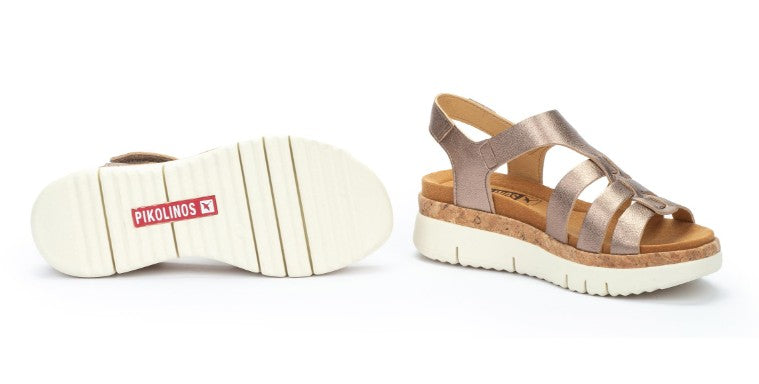 'Palma' damesandal - grå