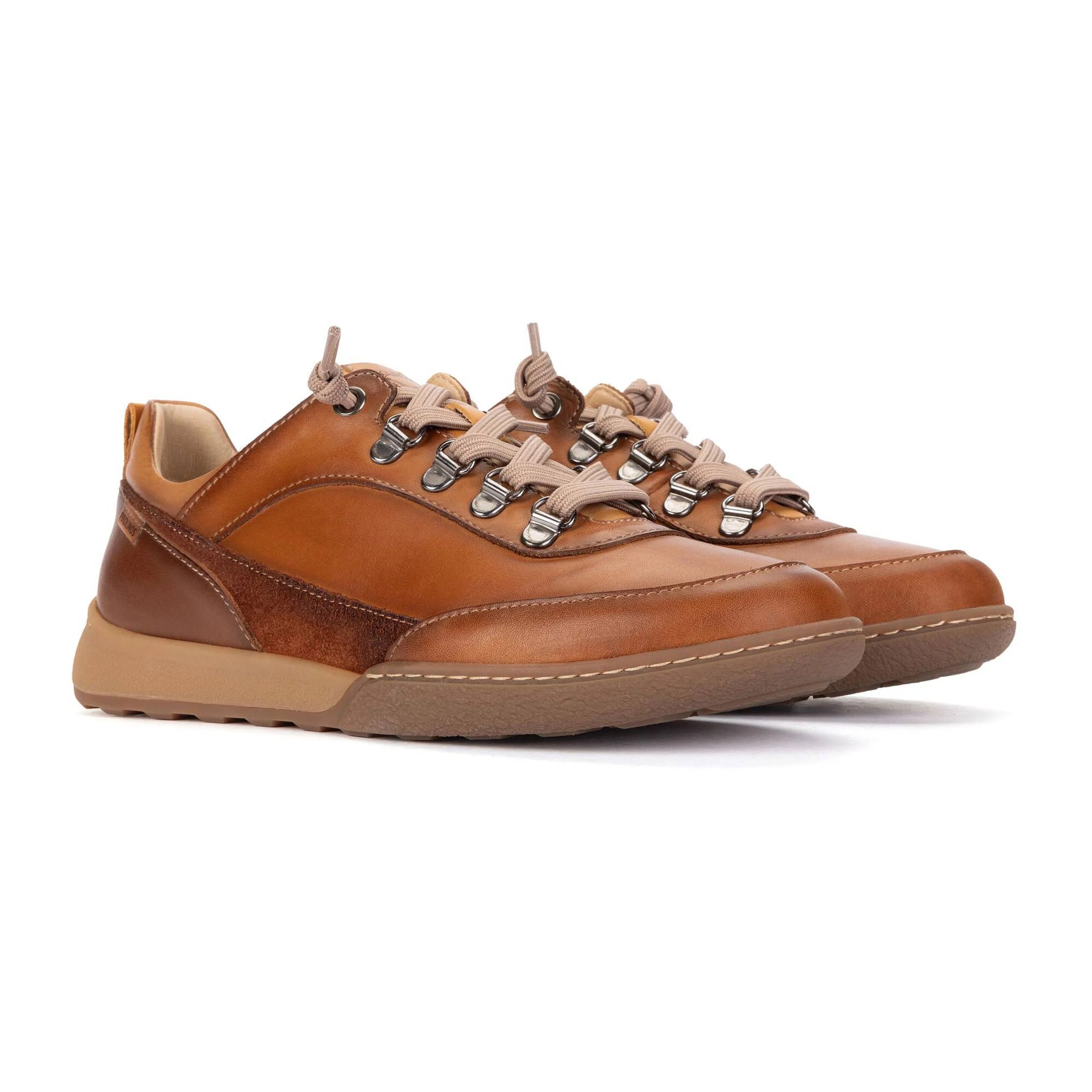 'Viana' women's lace-up low sneaker - brown