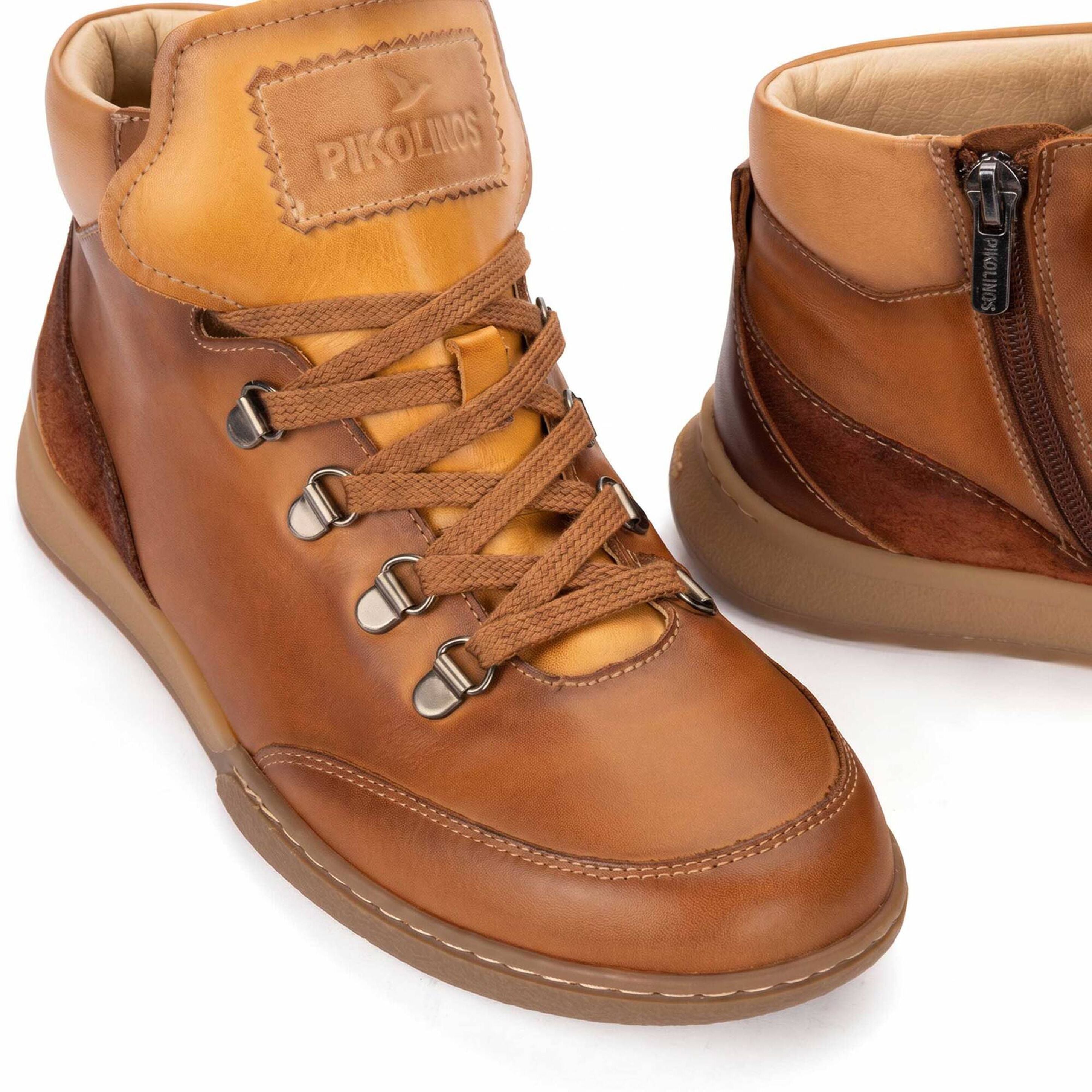 'Viana' women's lace-up sneaker - brown