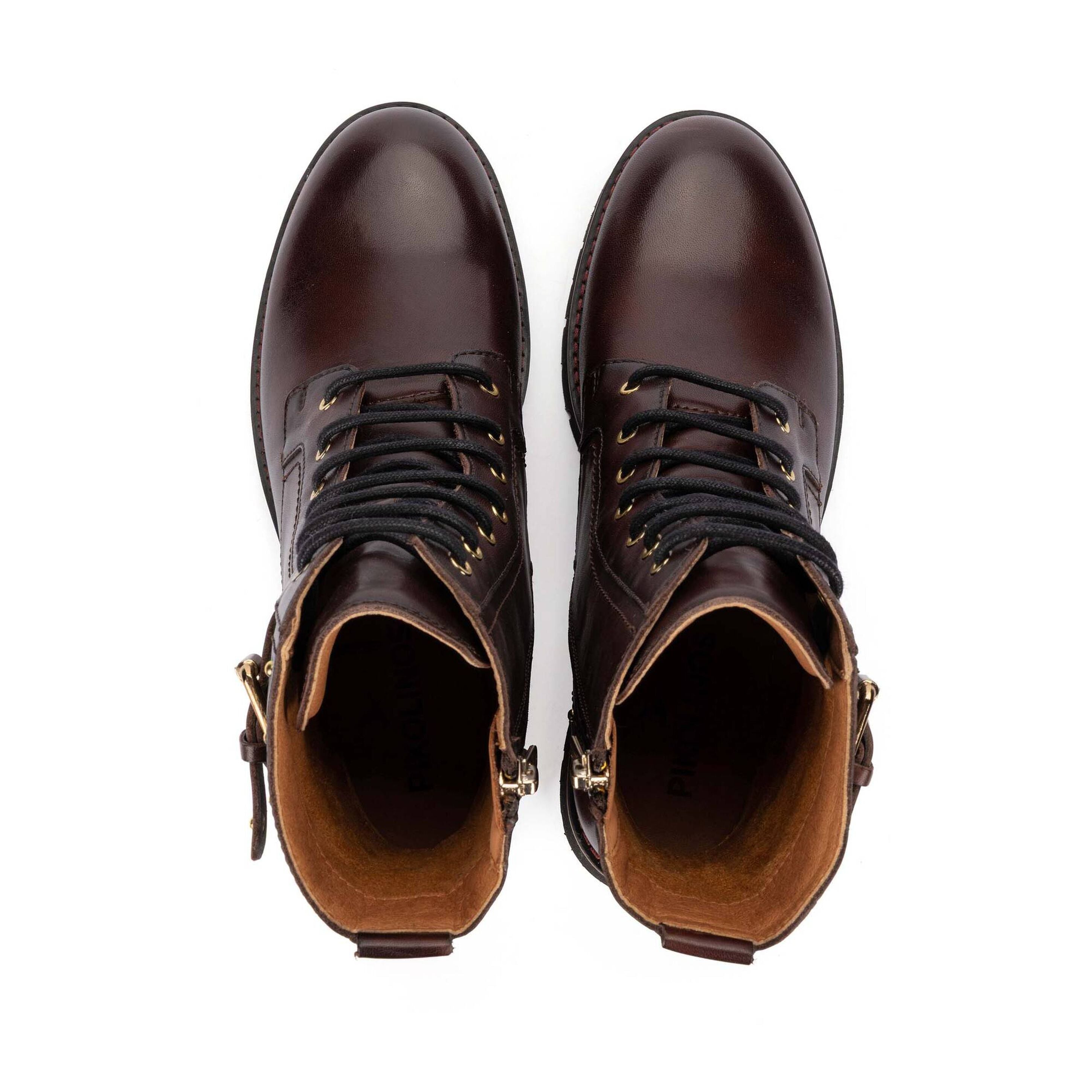 'Vicar' women's leather ankle boot - Dark Brown