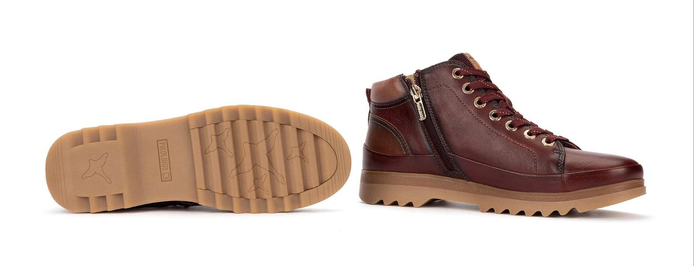 'Vigo' women's boot-syle sneaker - red