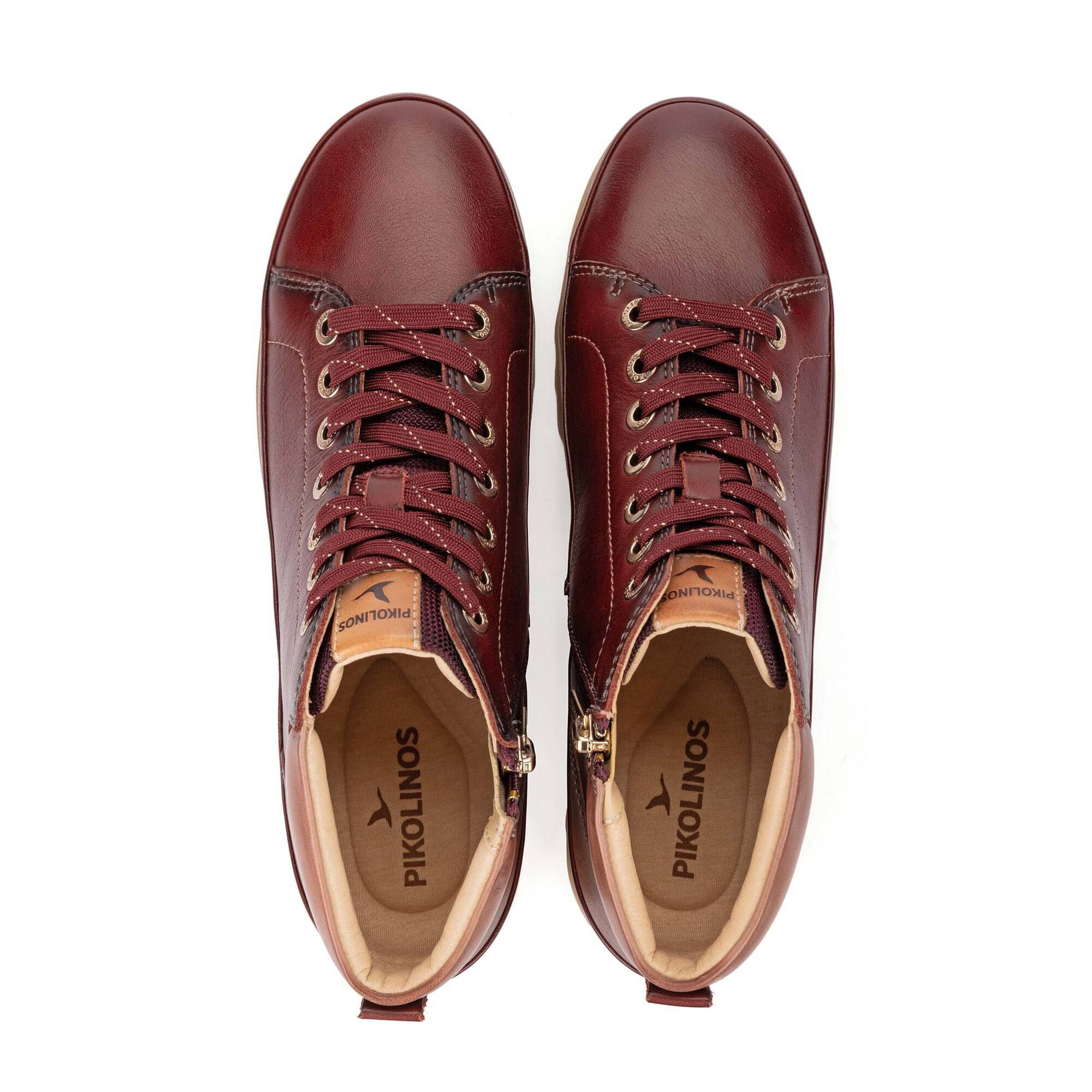 'Vigo' women's boot-syle sneaker - red