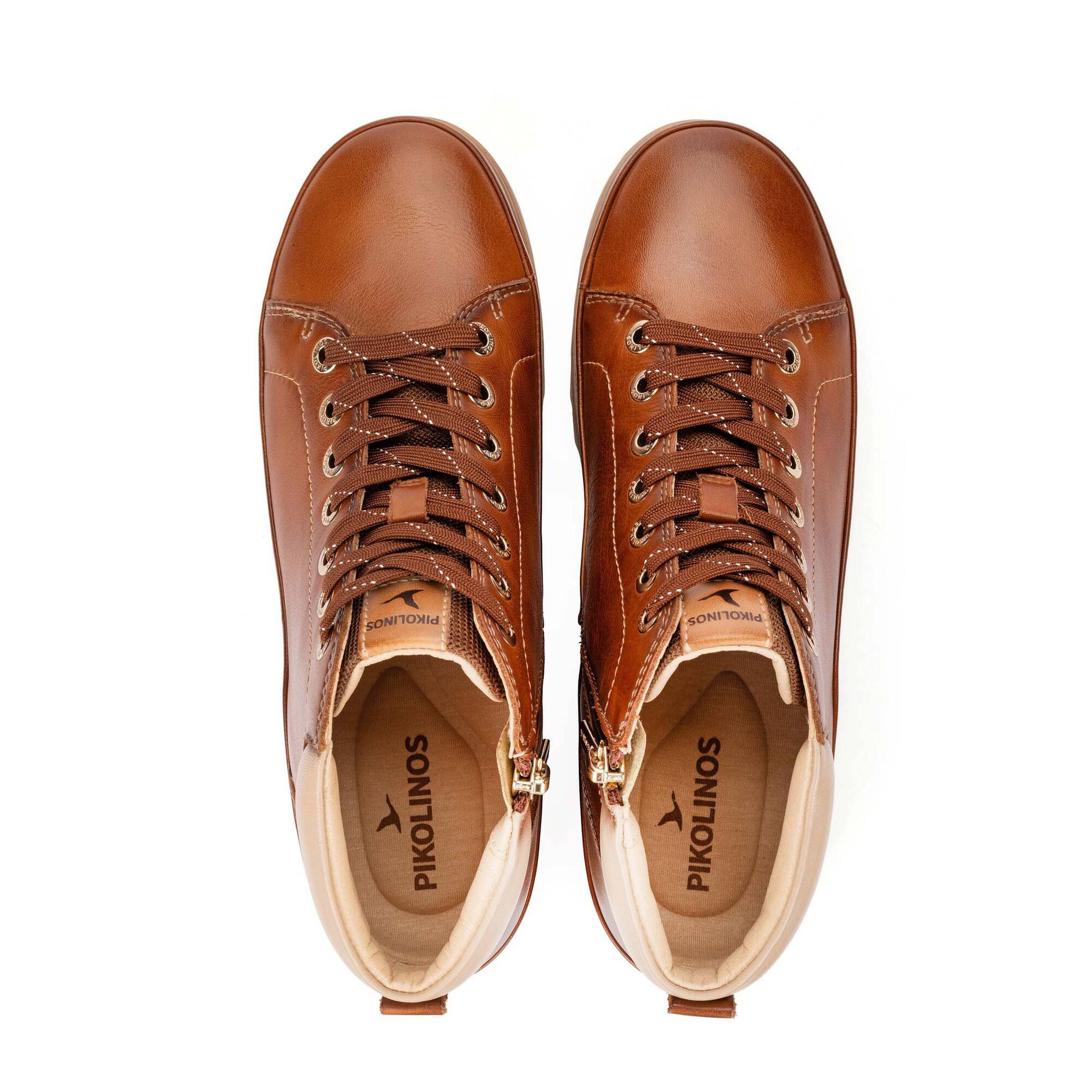 'Vigo' women's boot-syle sneaker - brown