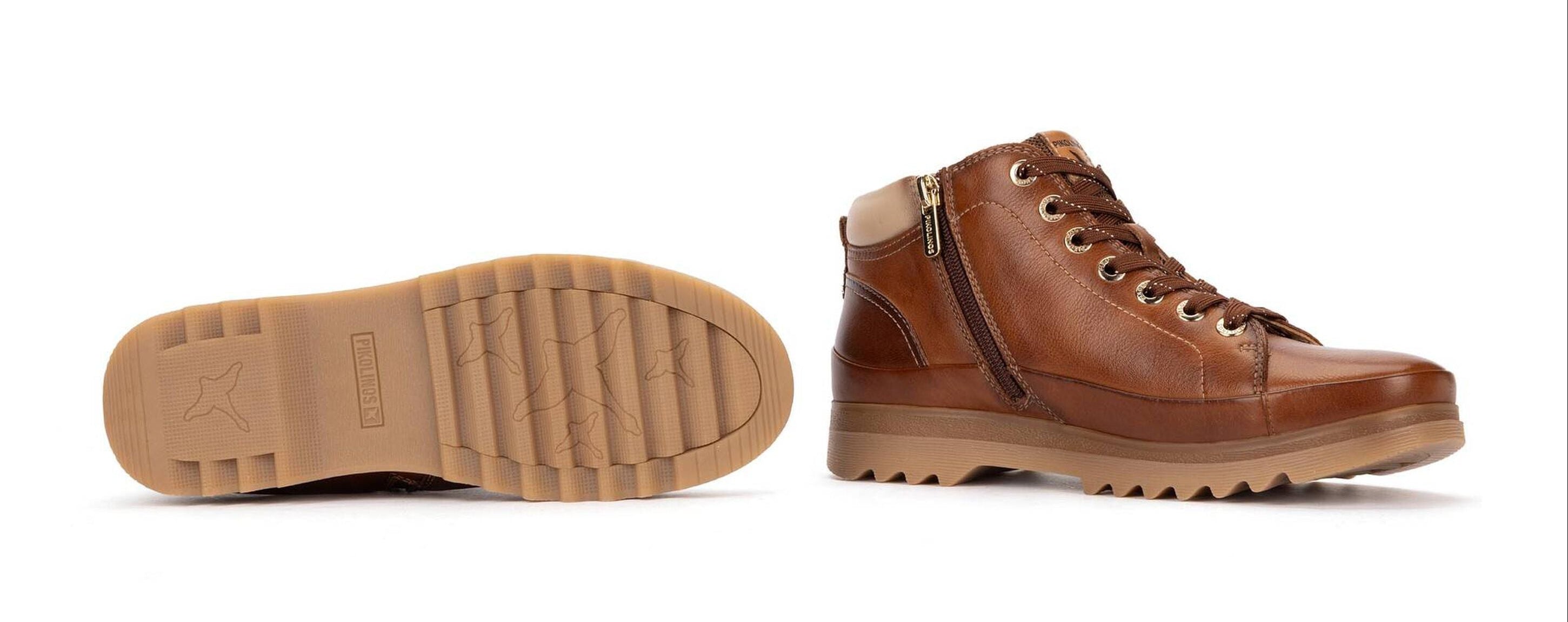 'Vigo' women's boot-syle sneaker - brown