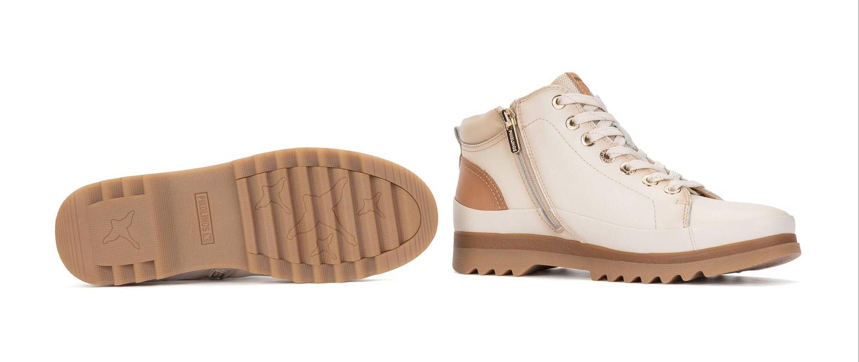 'Vigo' women's boot-syle sneaker - off white