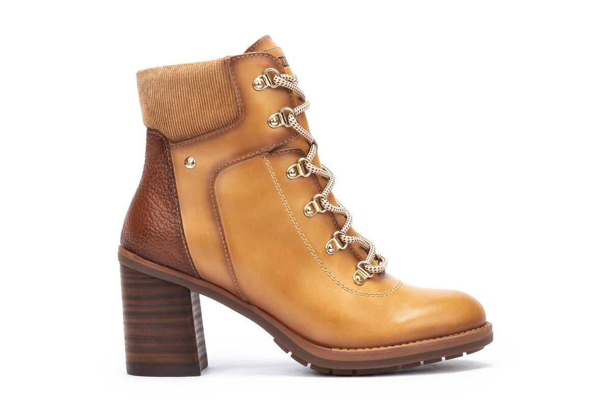 Botín mujer 'Pompeya' - Marrón almendra - ChaplinshoesBotín de mujer 'Pompeya' - Marrón almendra Pikolinos