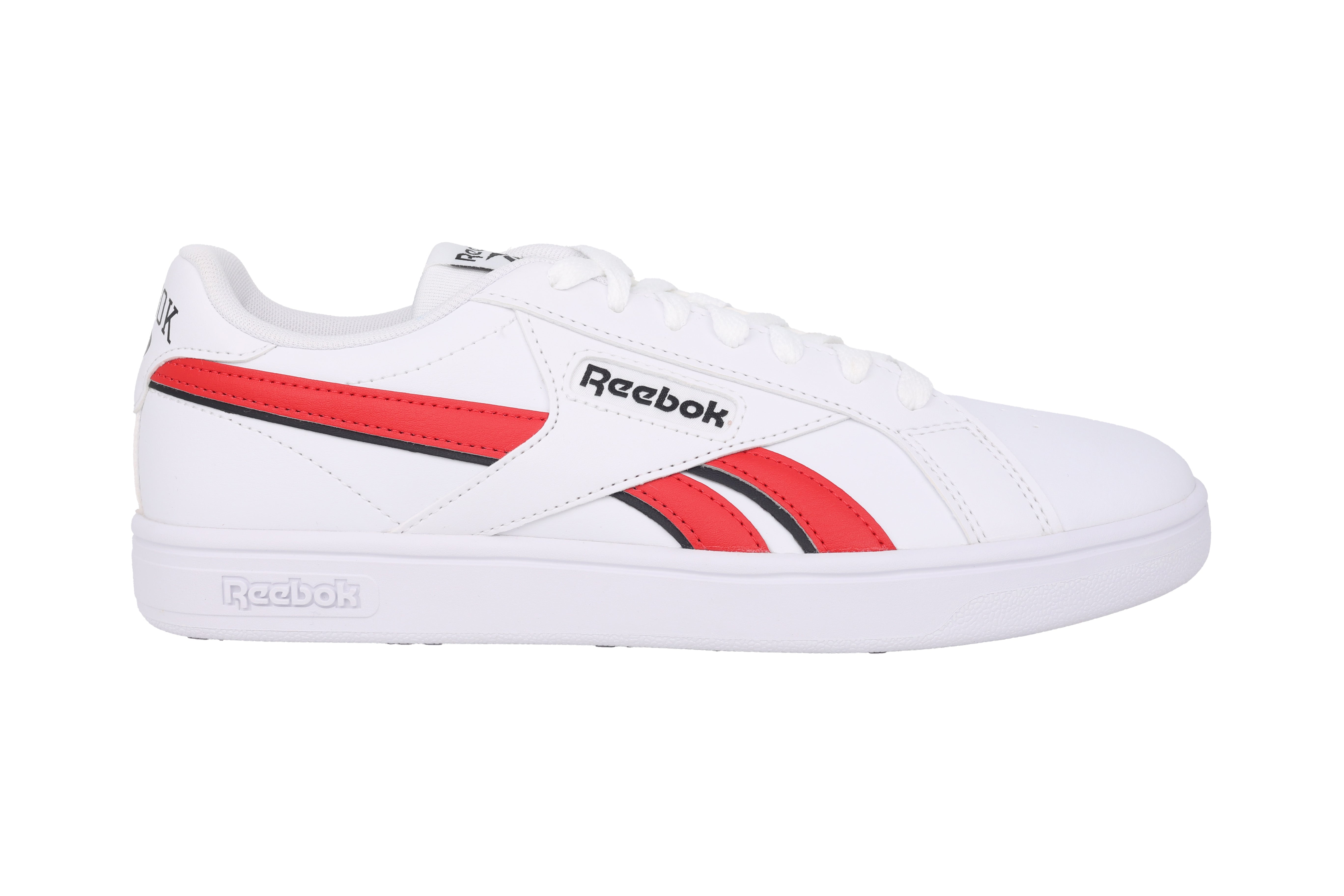 Sneaker stringata da uomo 'Court Retro' - Bianco rosso