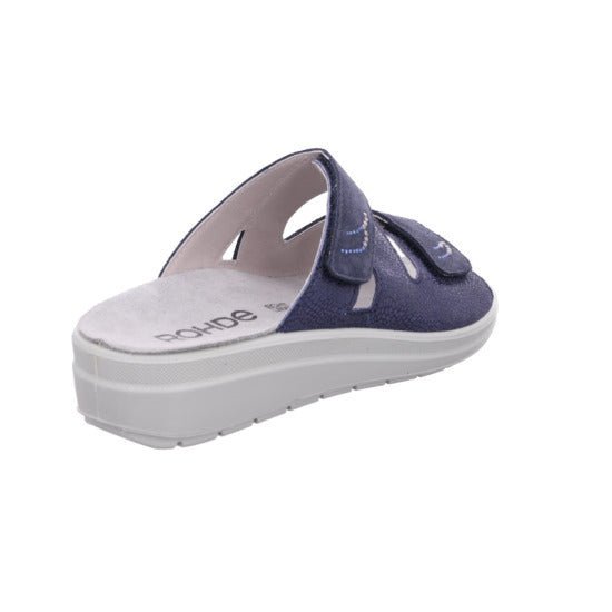 Damesslipper 'Rivella' - blauw - ChaplinshoesDamessandaal 'Rivella' - blauwRohde