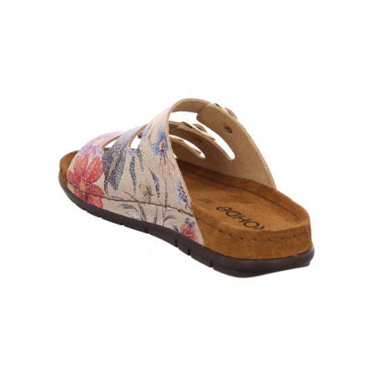 'Rodigo - D' women's slide sandal - multicolour flower - Chaplinshoes'Rodigo - D' women's slide sandal - multicolour flowerRohde