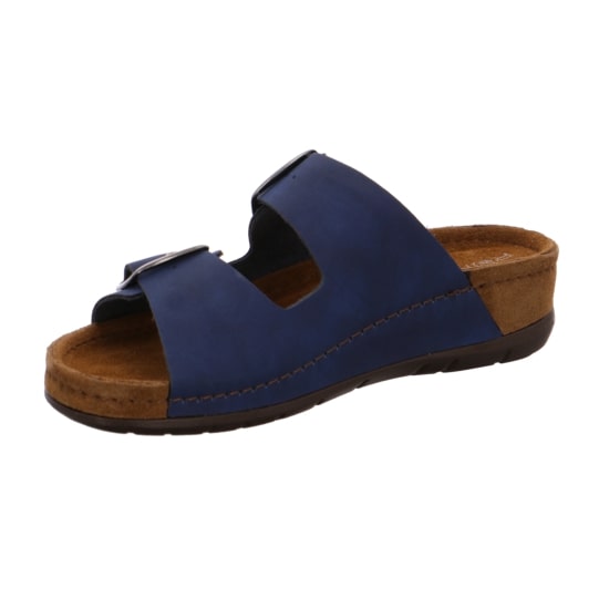 Damesslipper 'Rodigo' - Blauw - ChaplinshoesDamessandaal 'Rodigo' - BlueRohde
