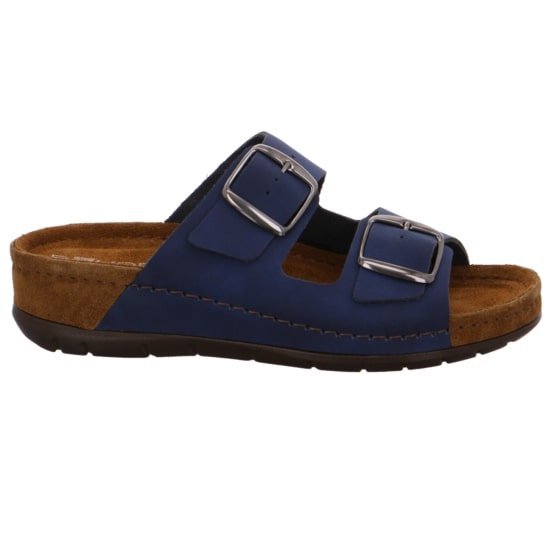 Damesslipper 'Rodigo' - Blauw - ChaplinshoesDamessandaal 'Rodigo' - BlueRohde