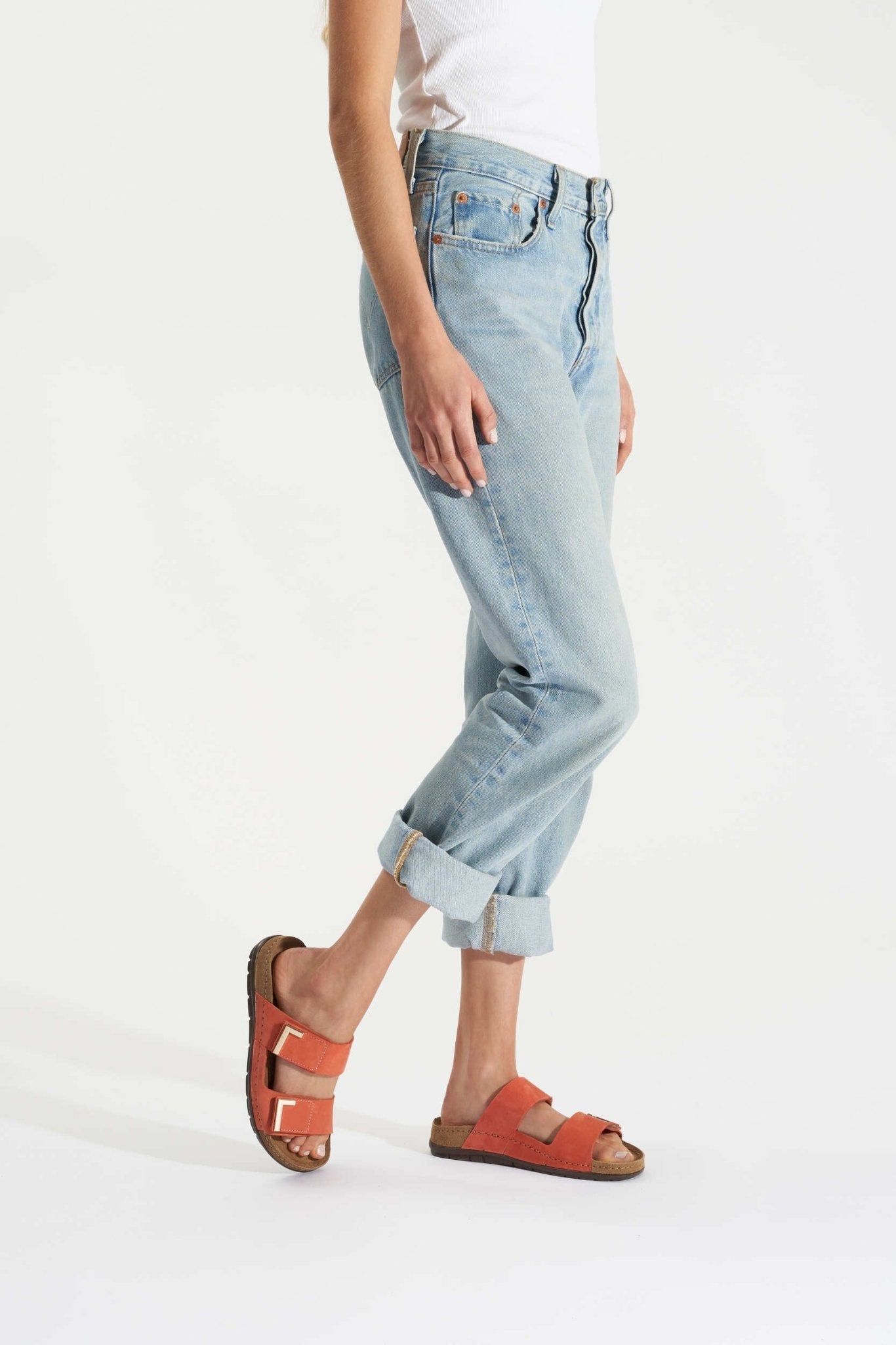 Sandalia tipo chancla para mujer 'Rodigo' - naranja - ChaplinshoesSandalia tipo chancla para mujer 'Rodigo' - naranjaRohde