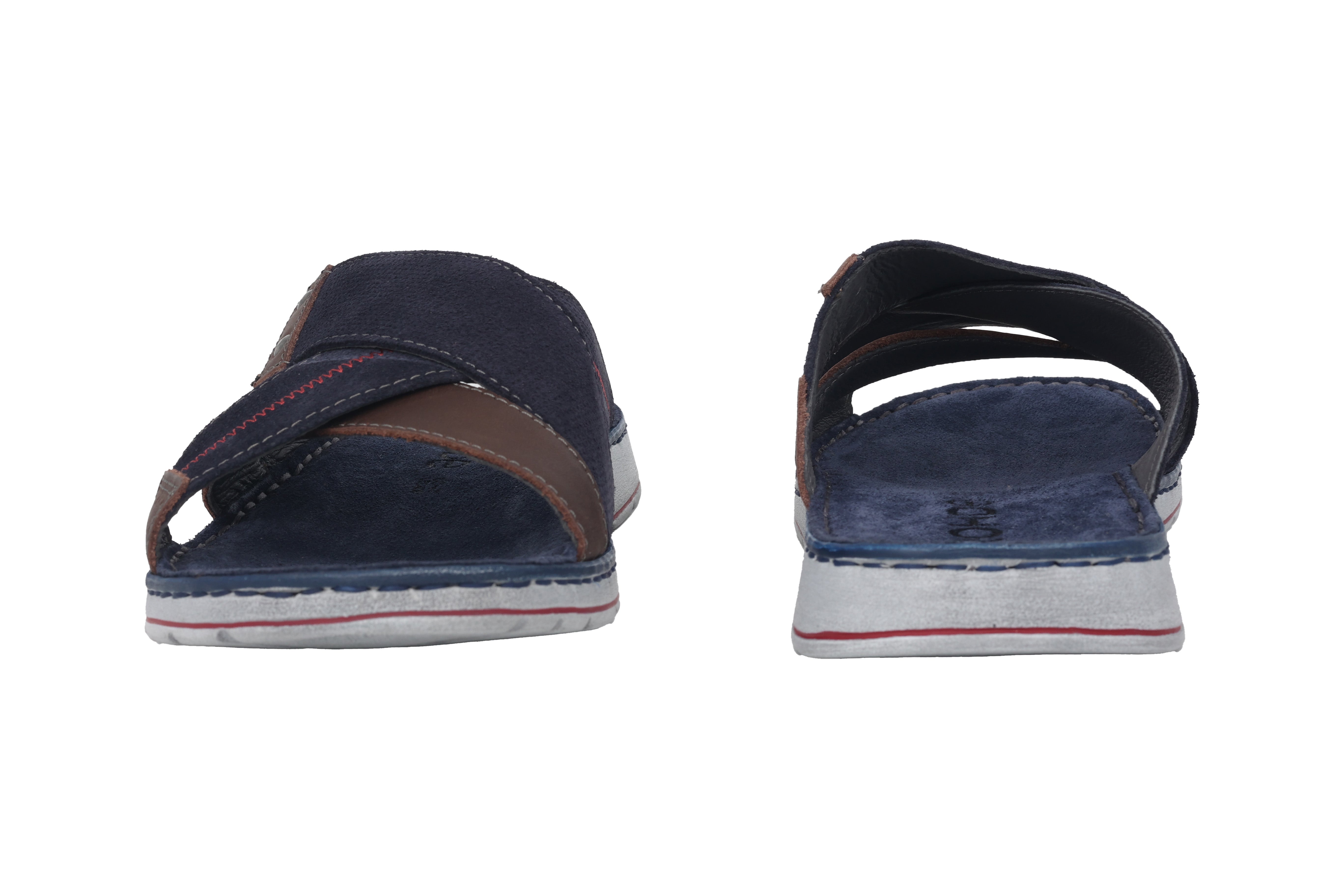 'Brunello' men's slide sandal - Blue