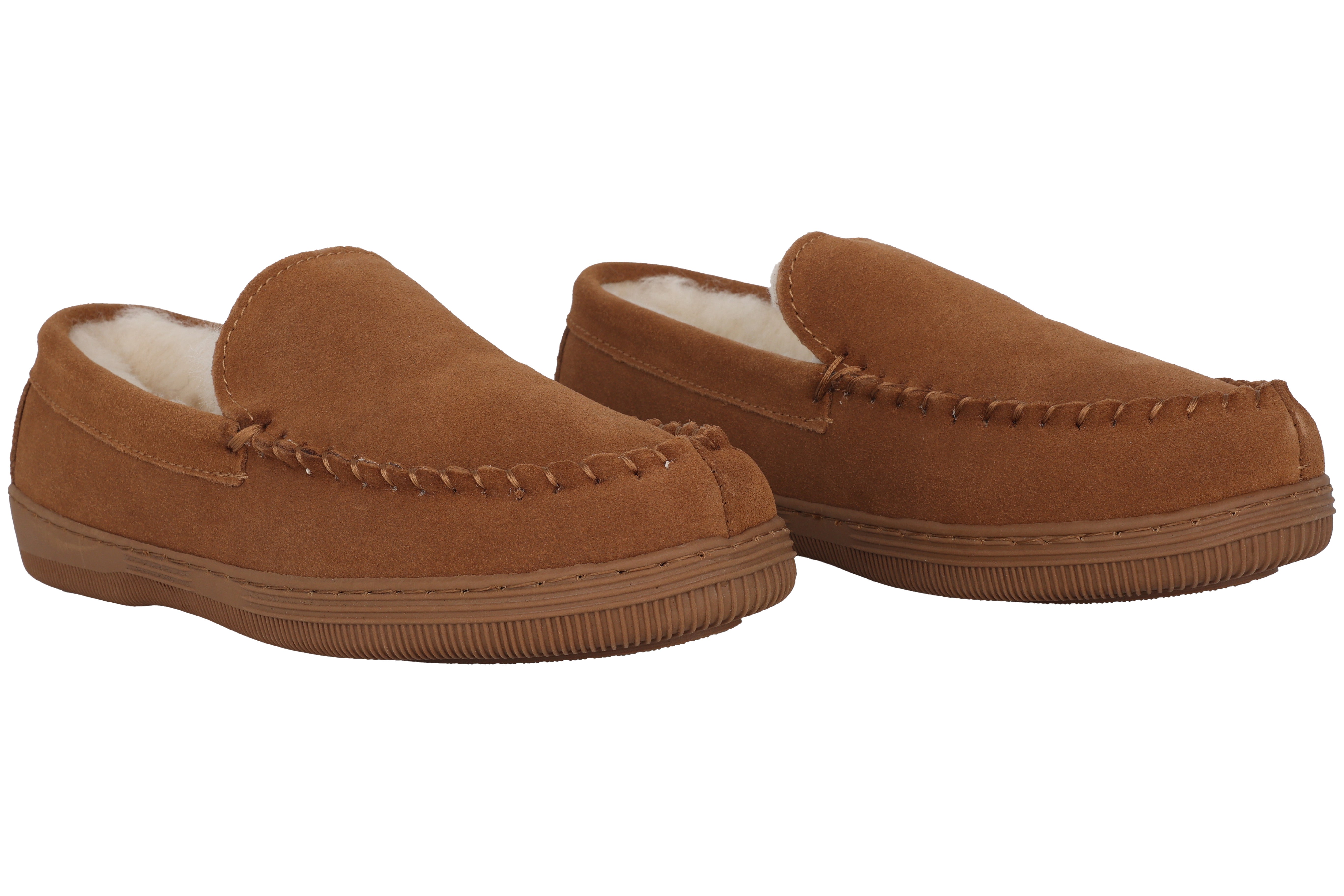 Pantoufle d'intérieur doublée chaude 'Tesero' pour hommes - Marron