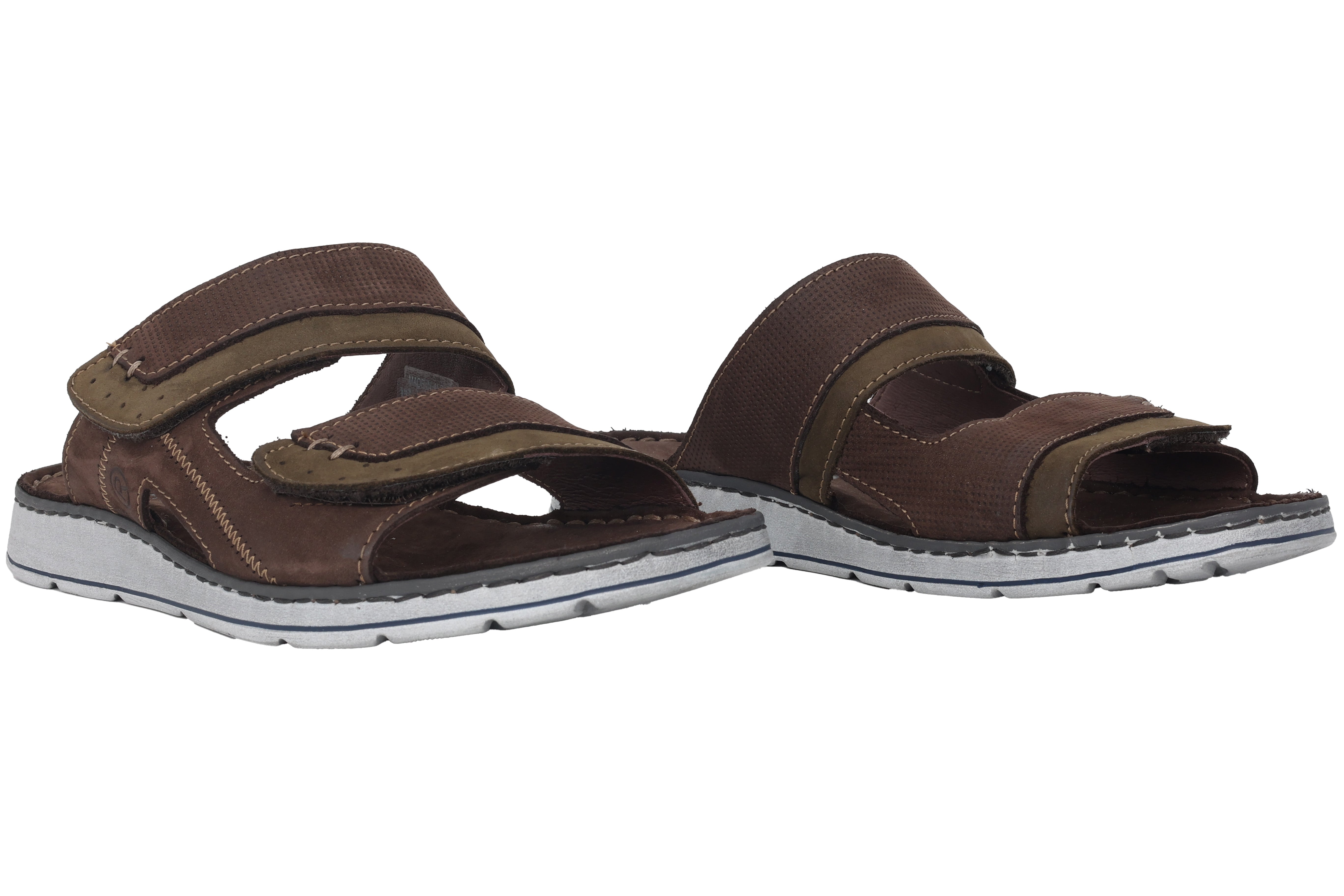 Sandalo da uomo con cinturino scorrevole 'Brunello' - verde