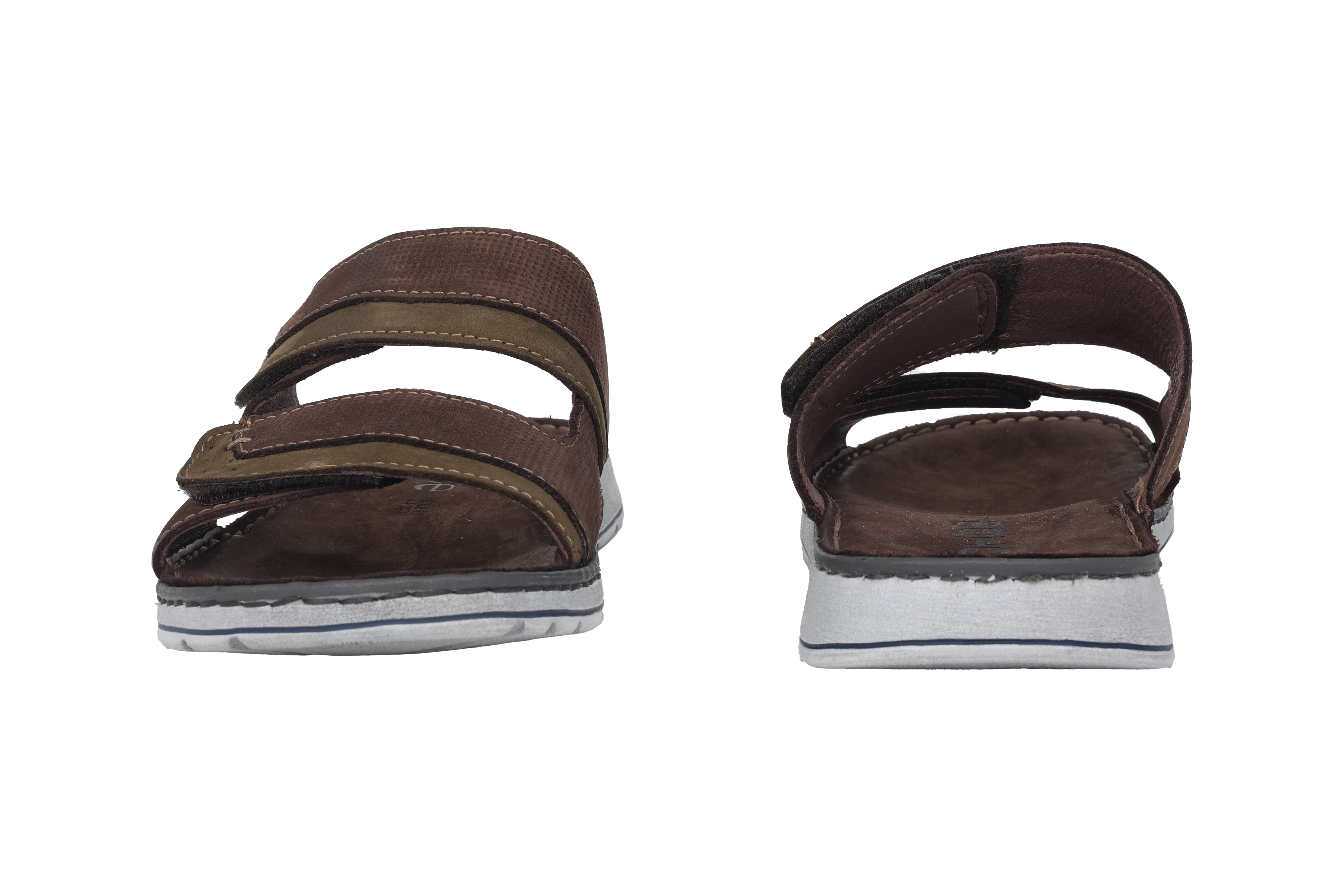 Sandalo da uomo con cinturino scorrevole 'Brunello' - verde