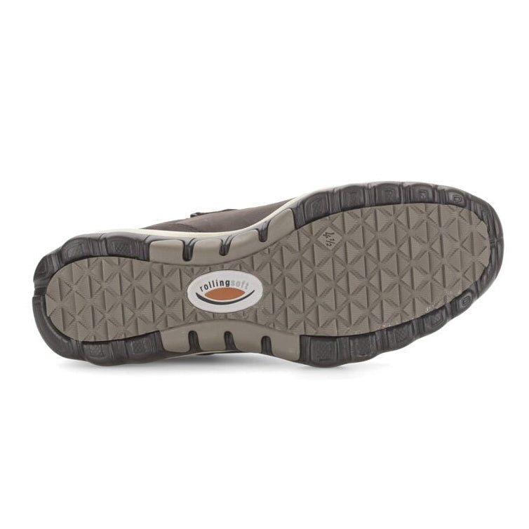 '0800.01.002' women's walking rolling lace-up boot - Dark Grey