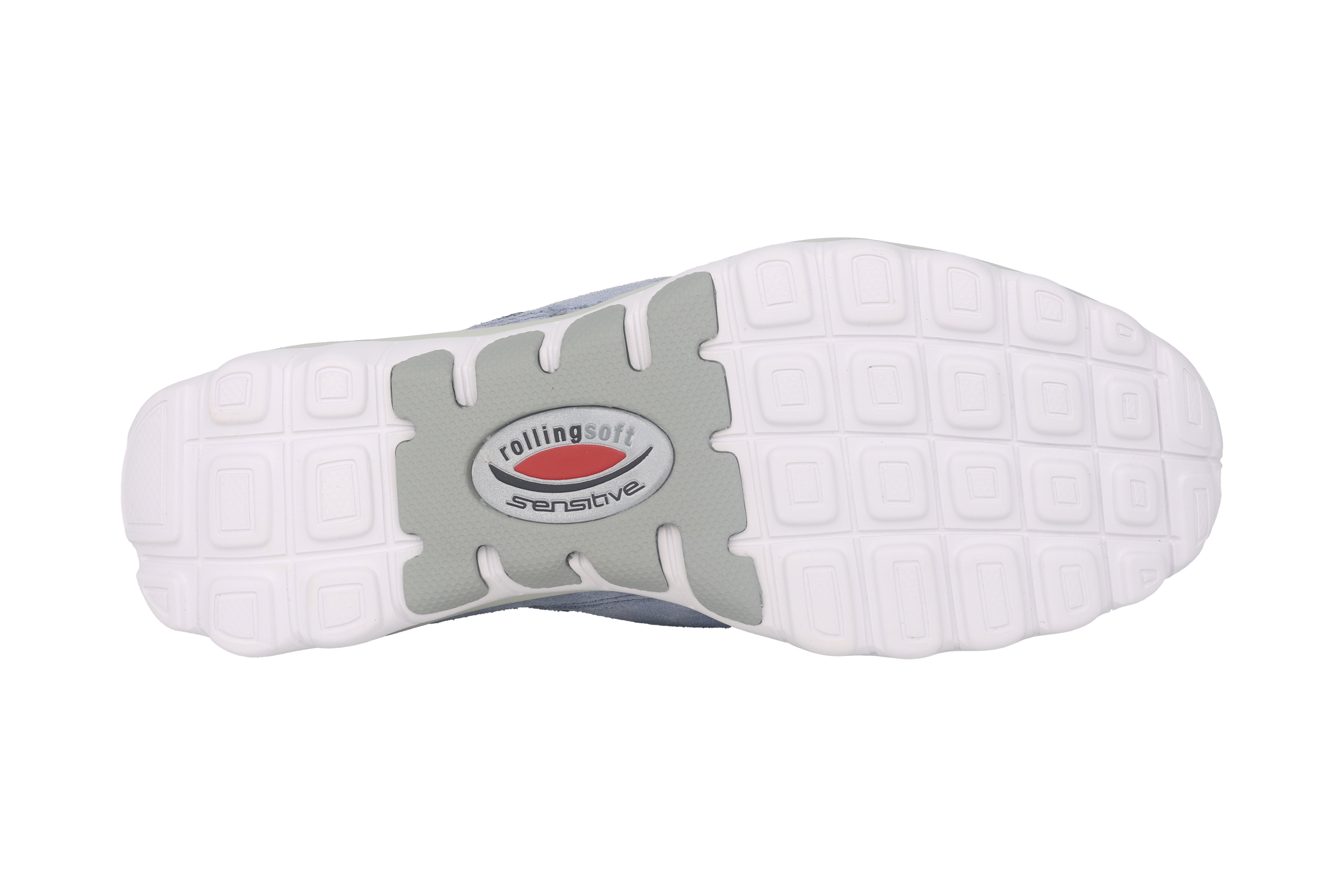 '66.966.26' zapatos de andar con ruedas perforados para mujer - azul