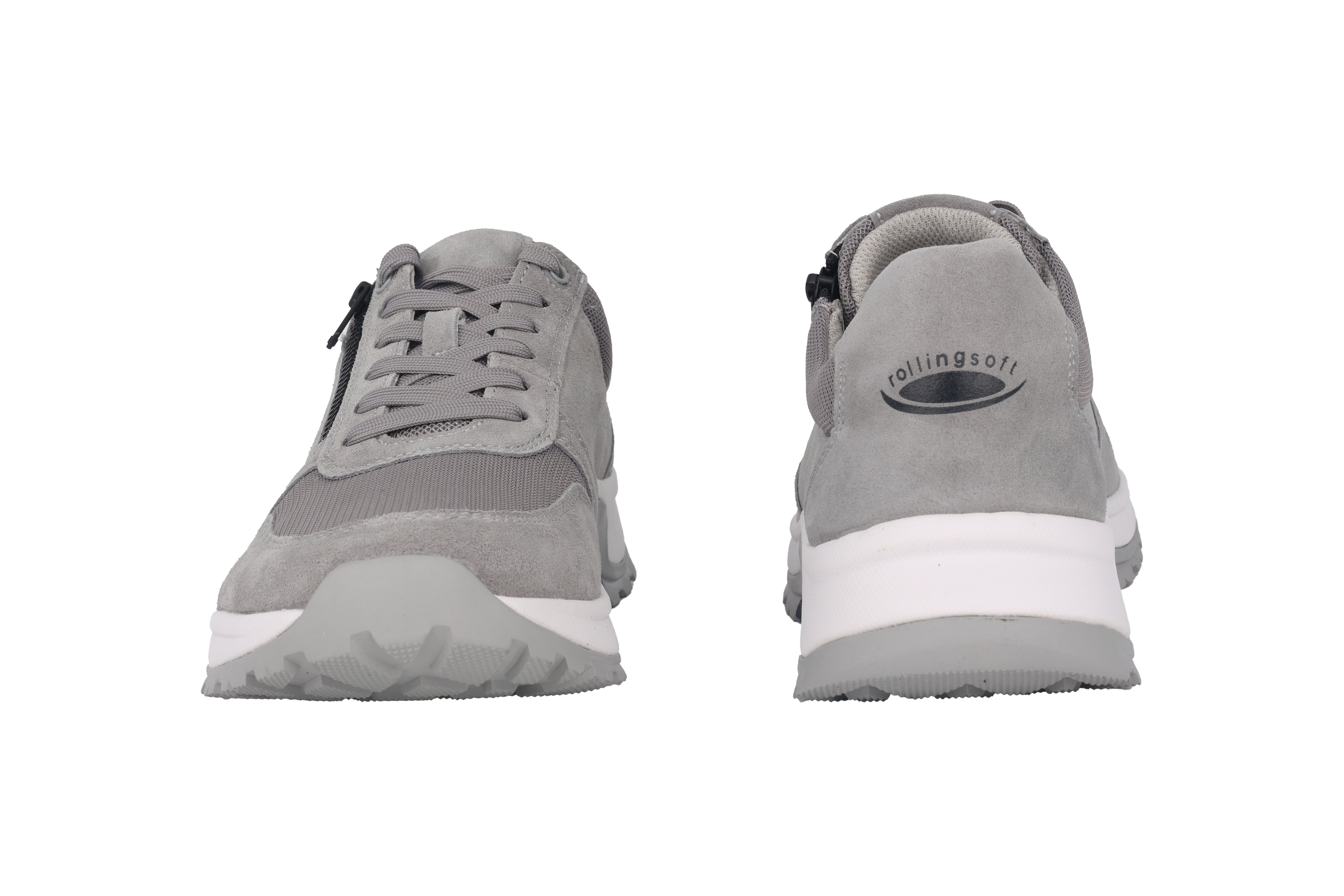 '8000.14.02' men's walking rolling lace-up sneaker - grey