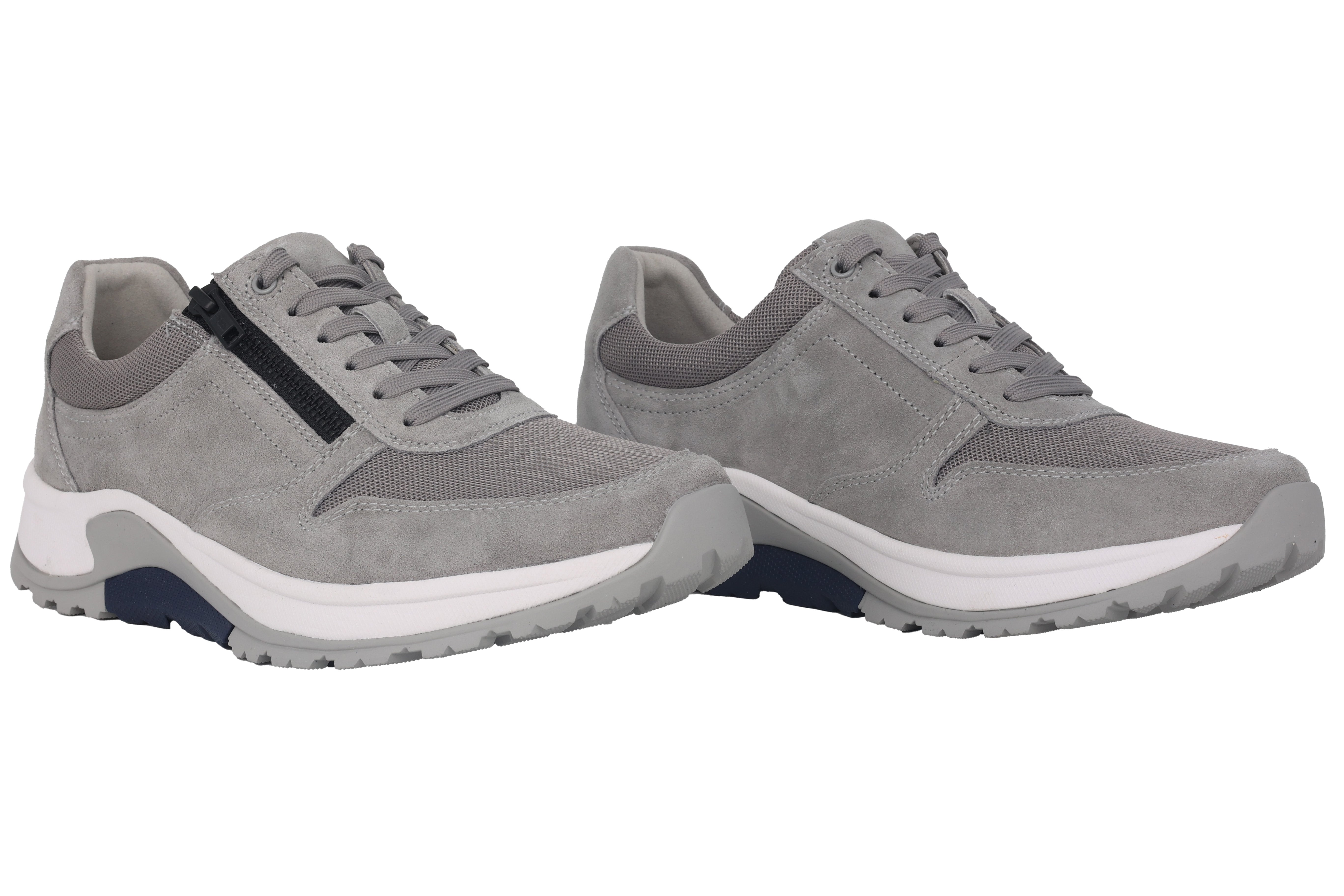 '8000.14.02' men's walking rolling lace-up sneaker - grey