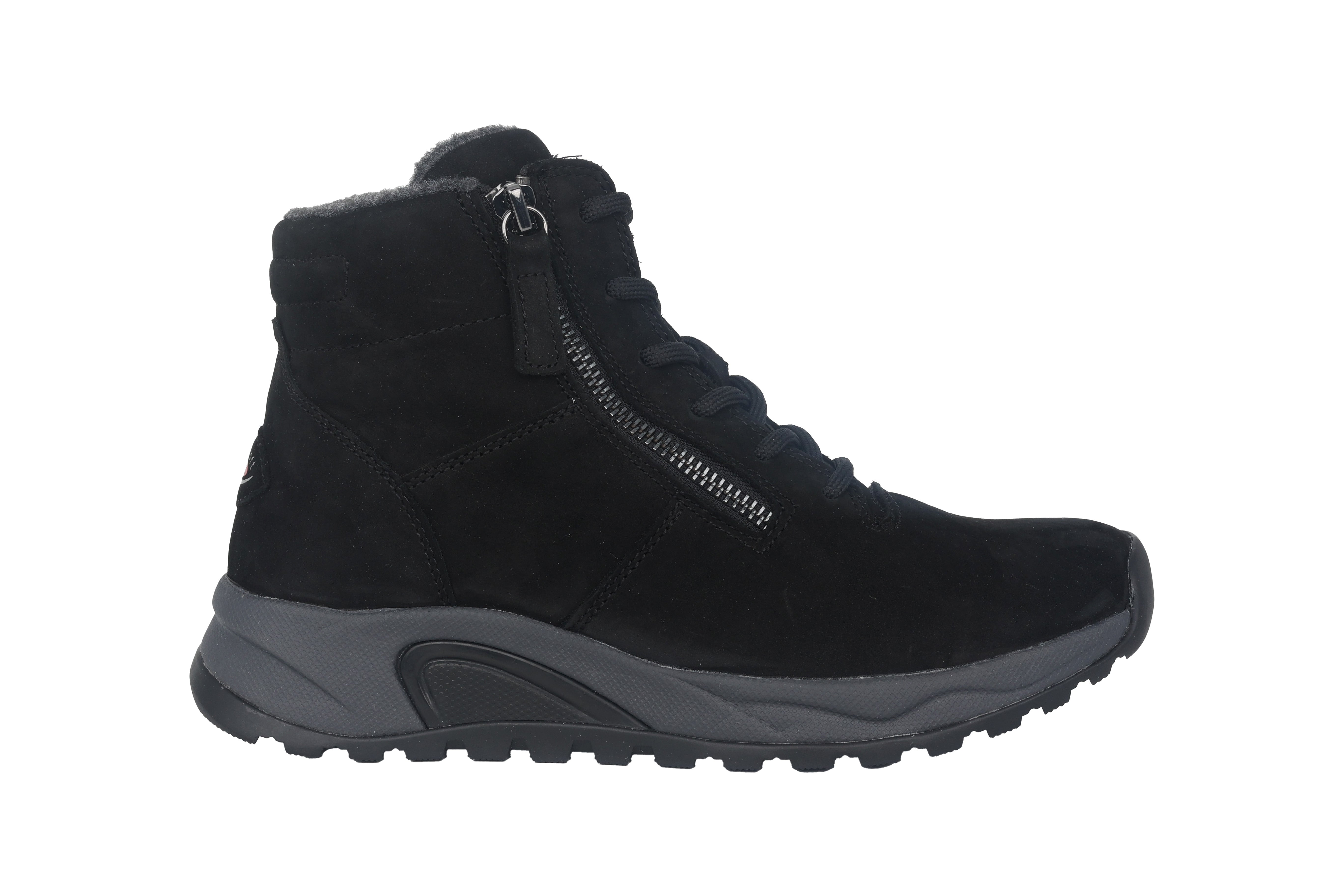 '76.805.47' women's warmlined rolling walking ankle boot - Black