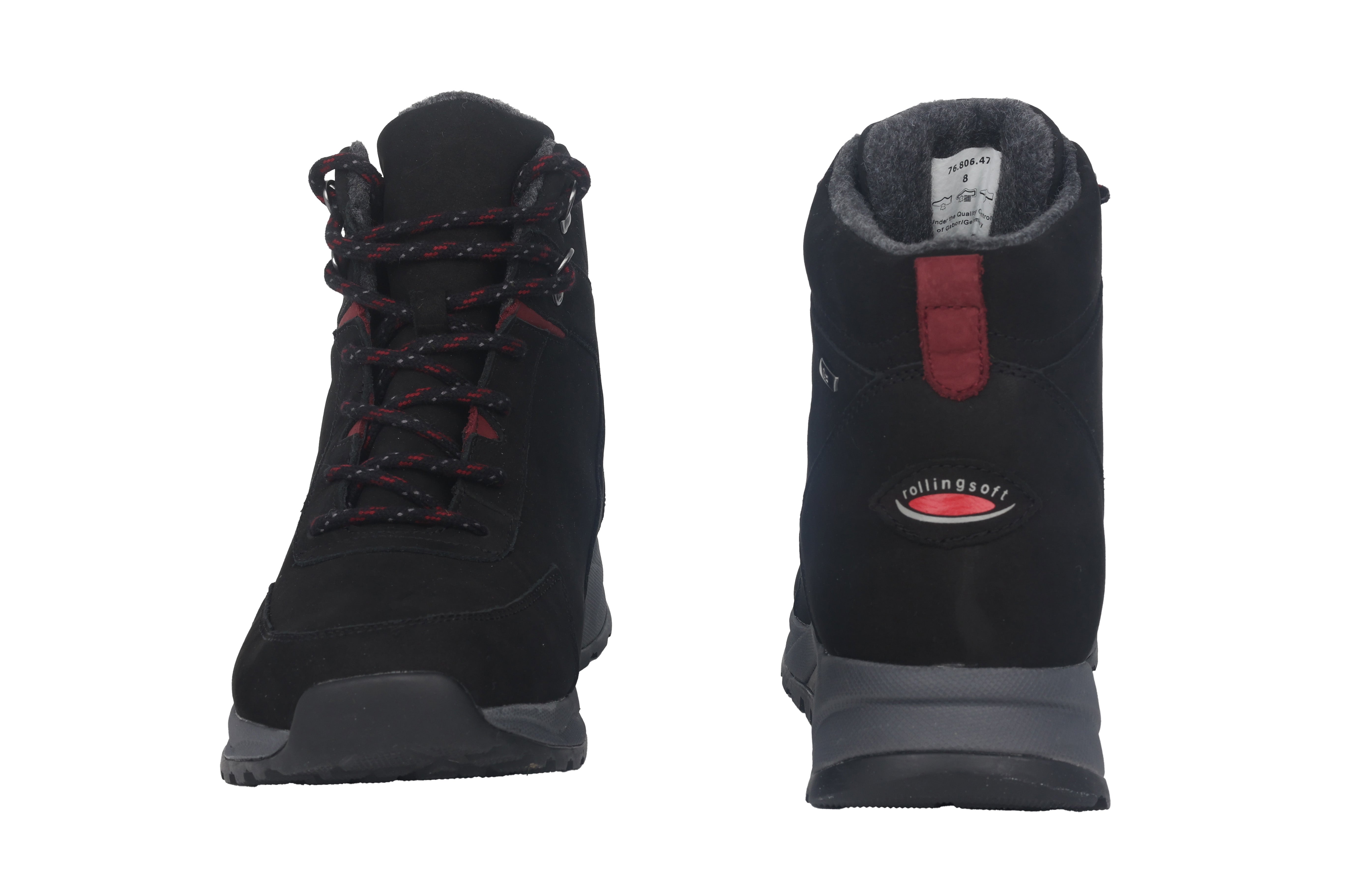 '76.806.47' women's walking rolling boot - Black