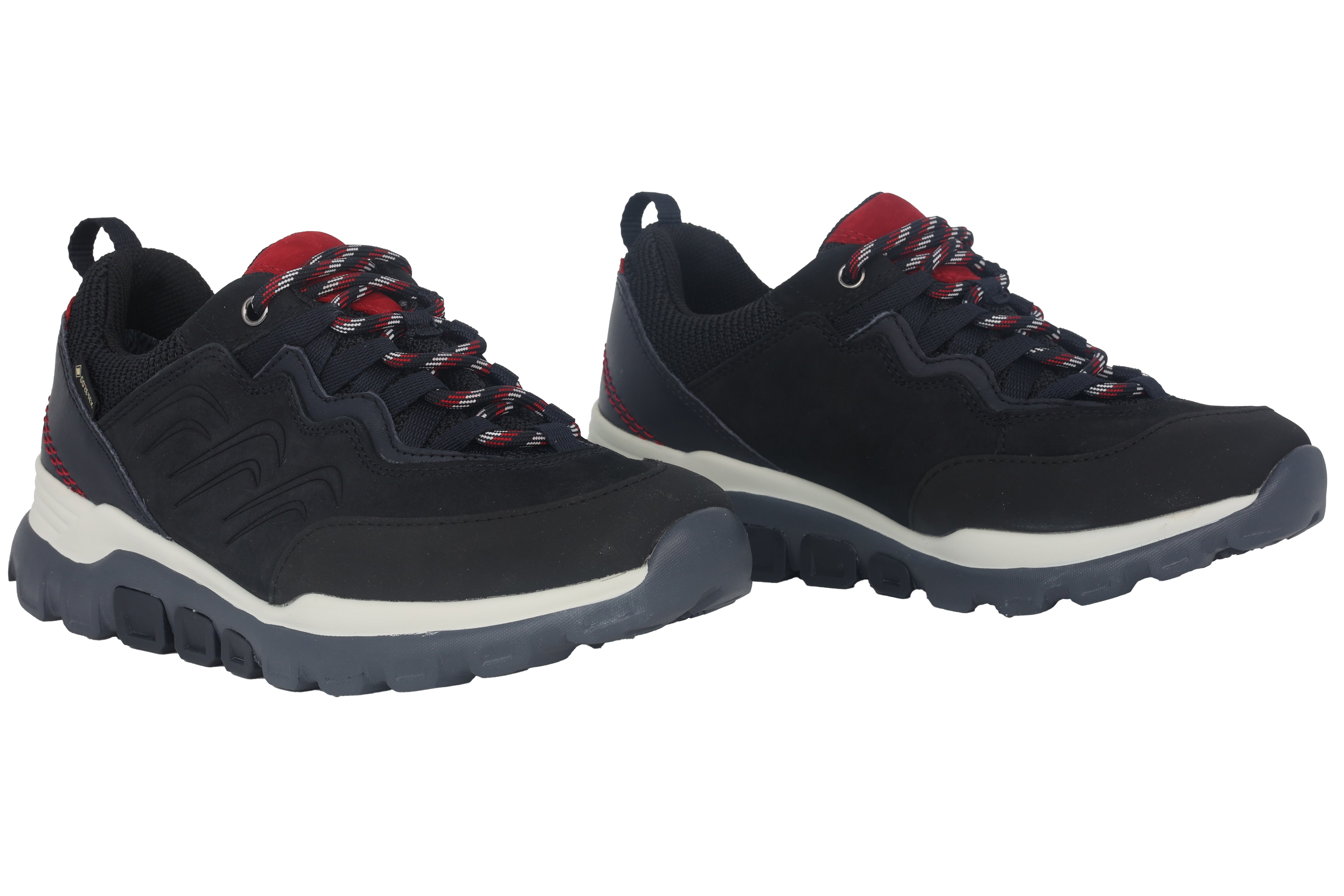 Waterdichte, oprolbare veterschoenen voor dames '96.927.46' - Blauw