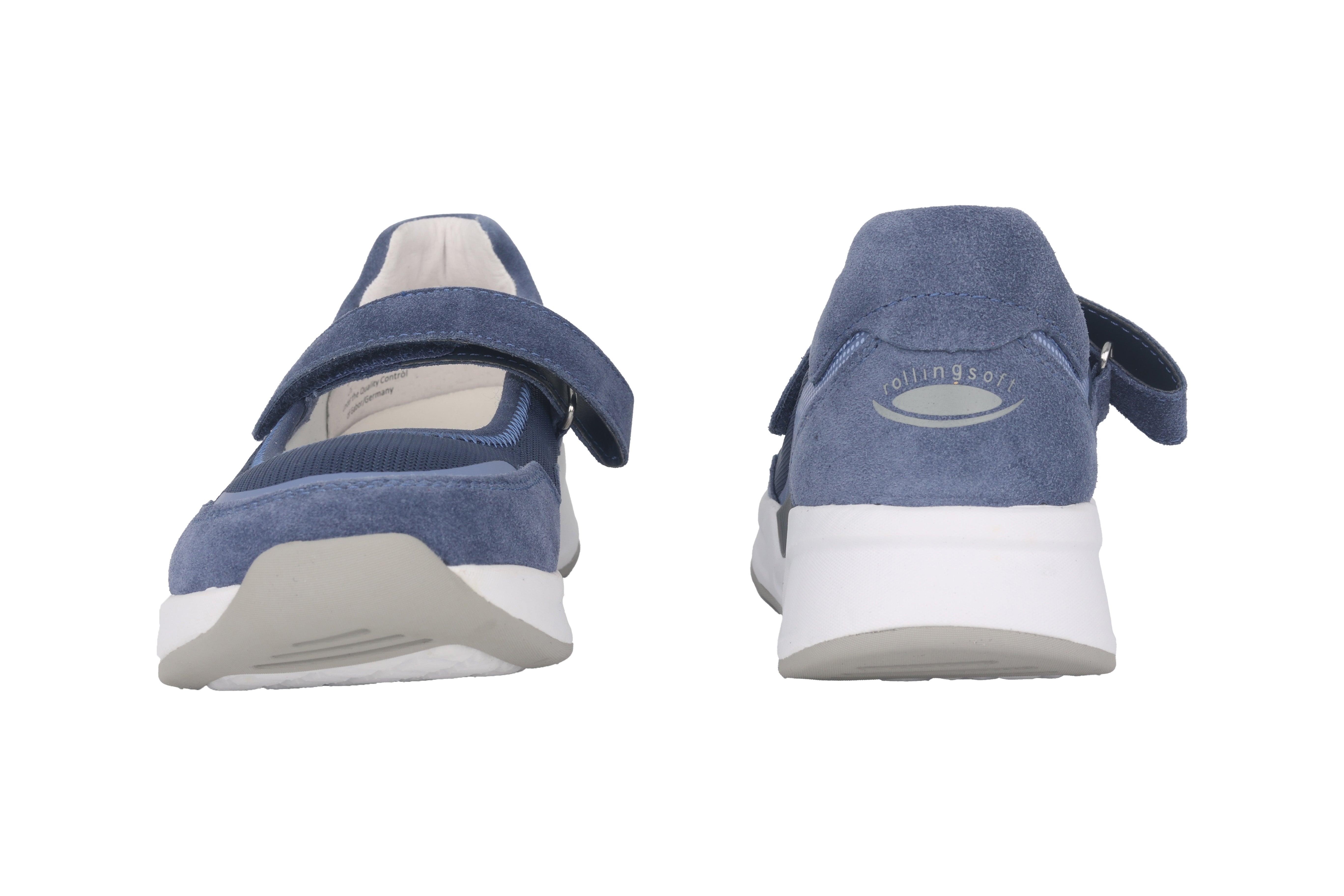 '26.952.26' Chaussure à sangle de marche à roulettes pour femme - Bleu