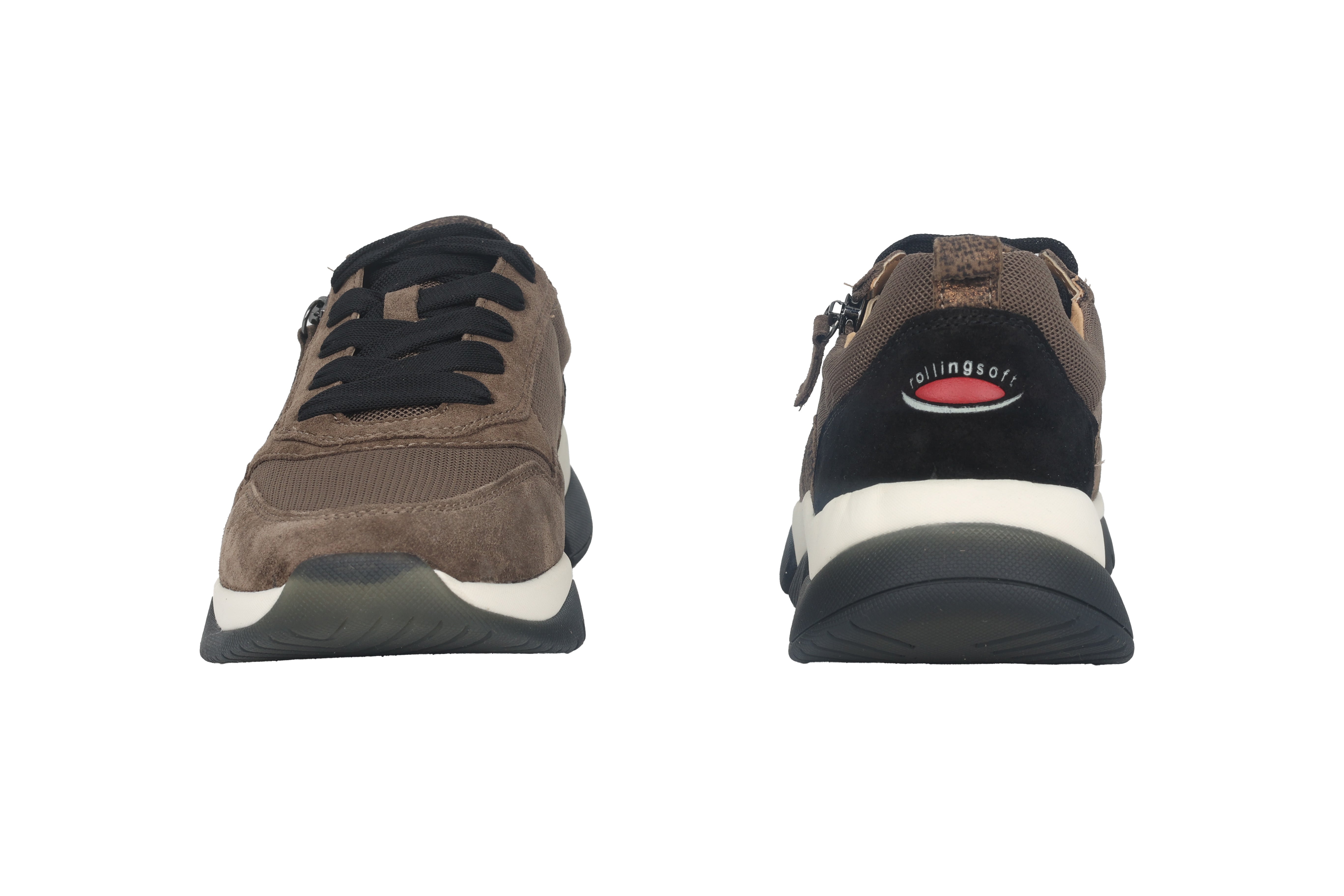 Rollende damessneaker '76.938.30' - Bruin