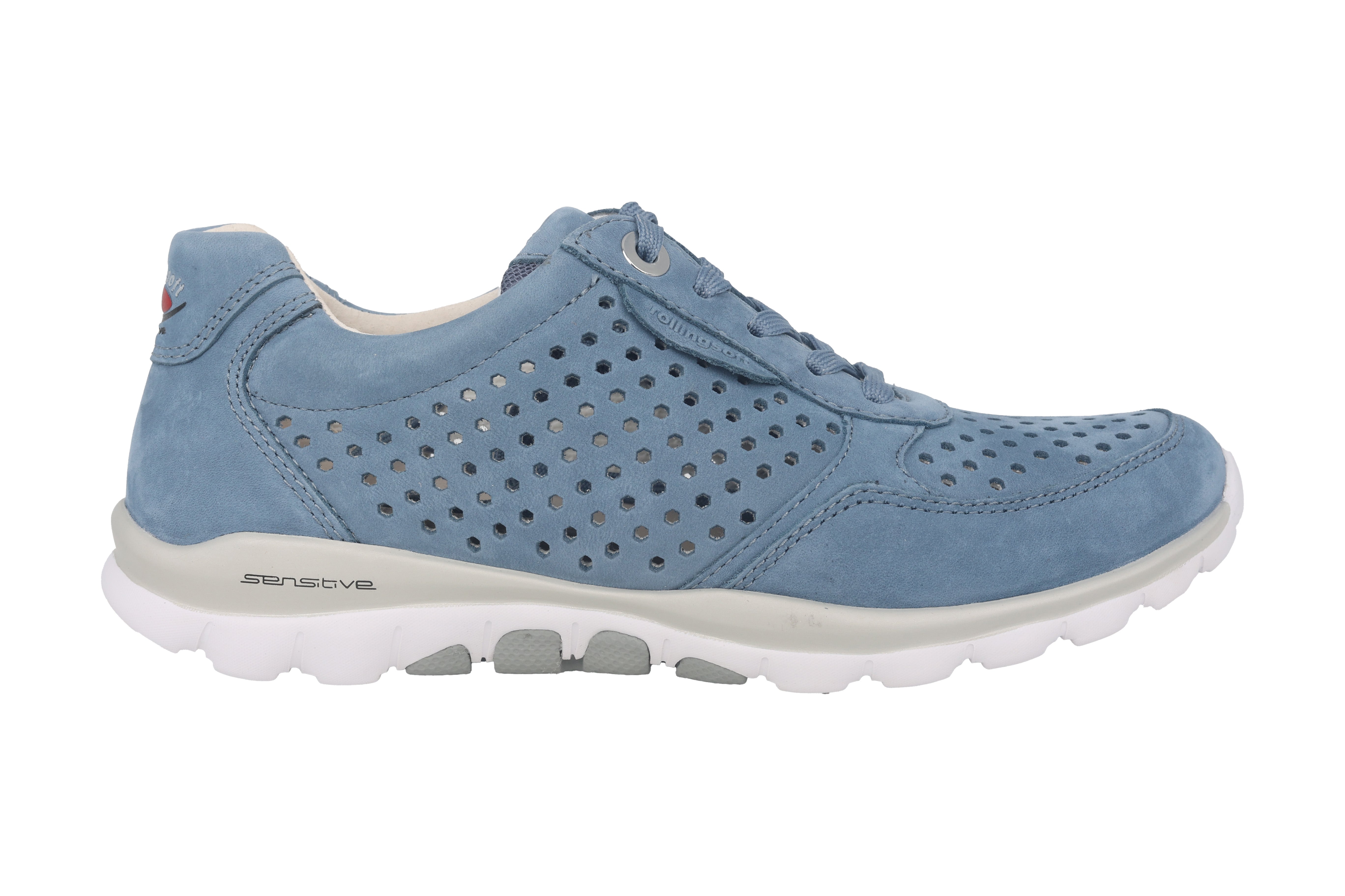 '66.967.26' women's perforated walking rolling summer sneaker - Blue