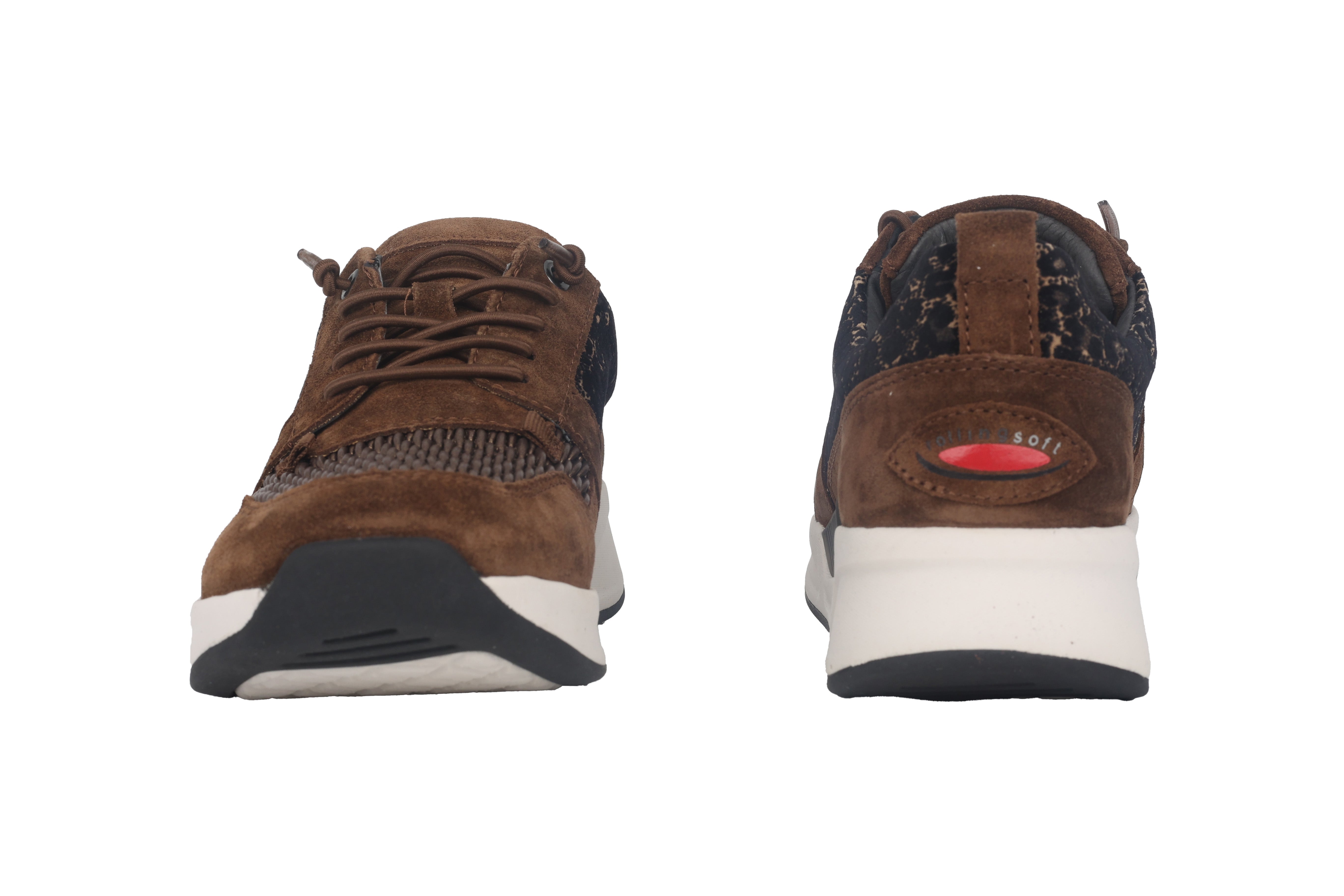 '96.955.81' rollende damessneaker - Bruin