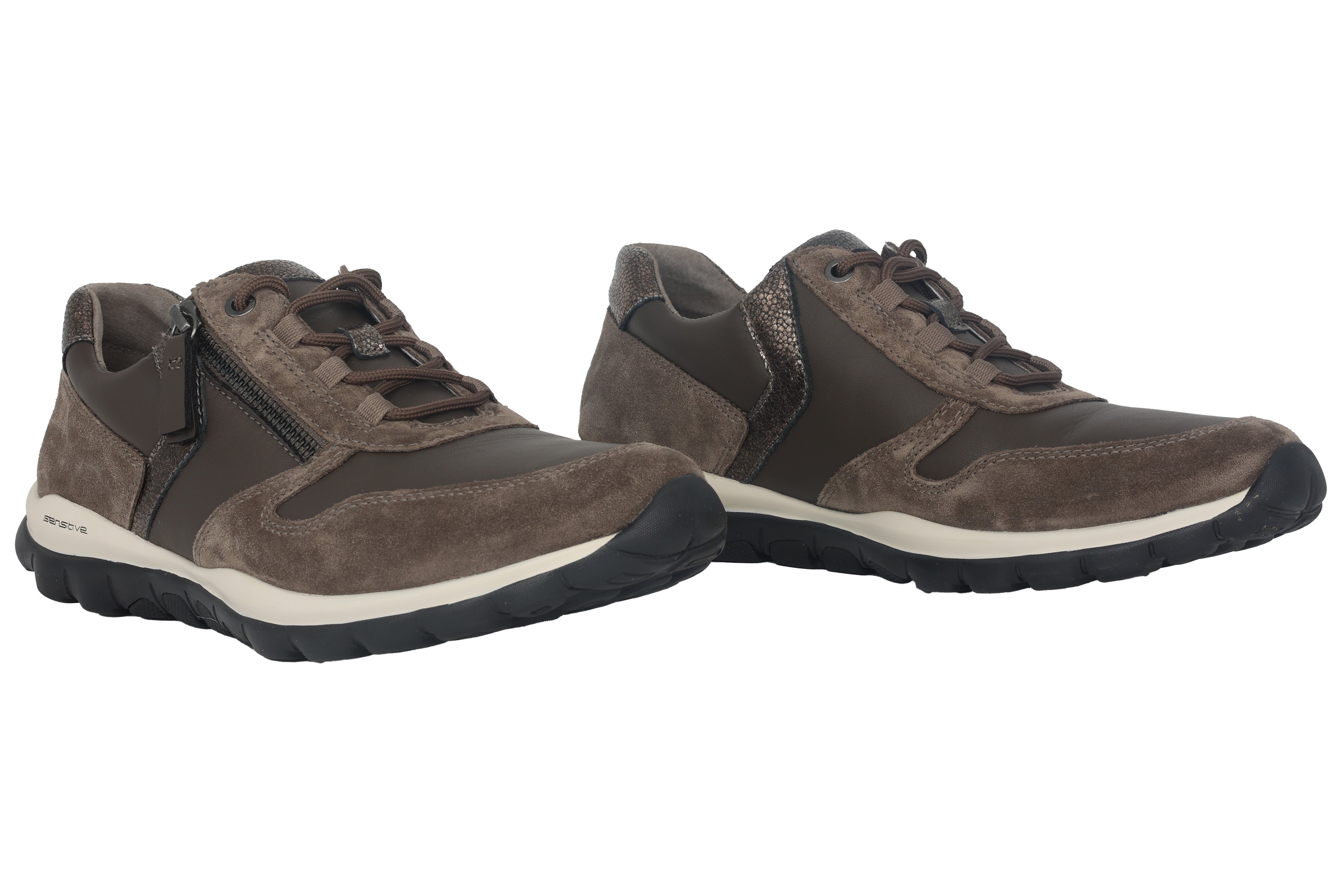 '76.969.30' women's walking rolling lace-up sneaker - grey