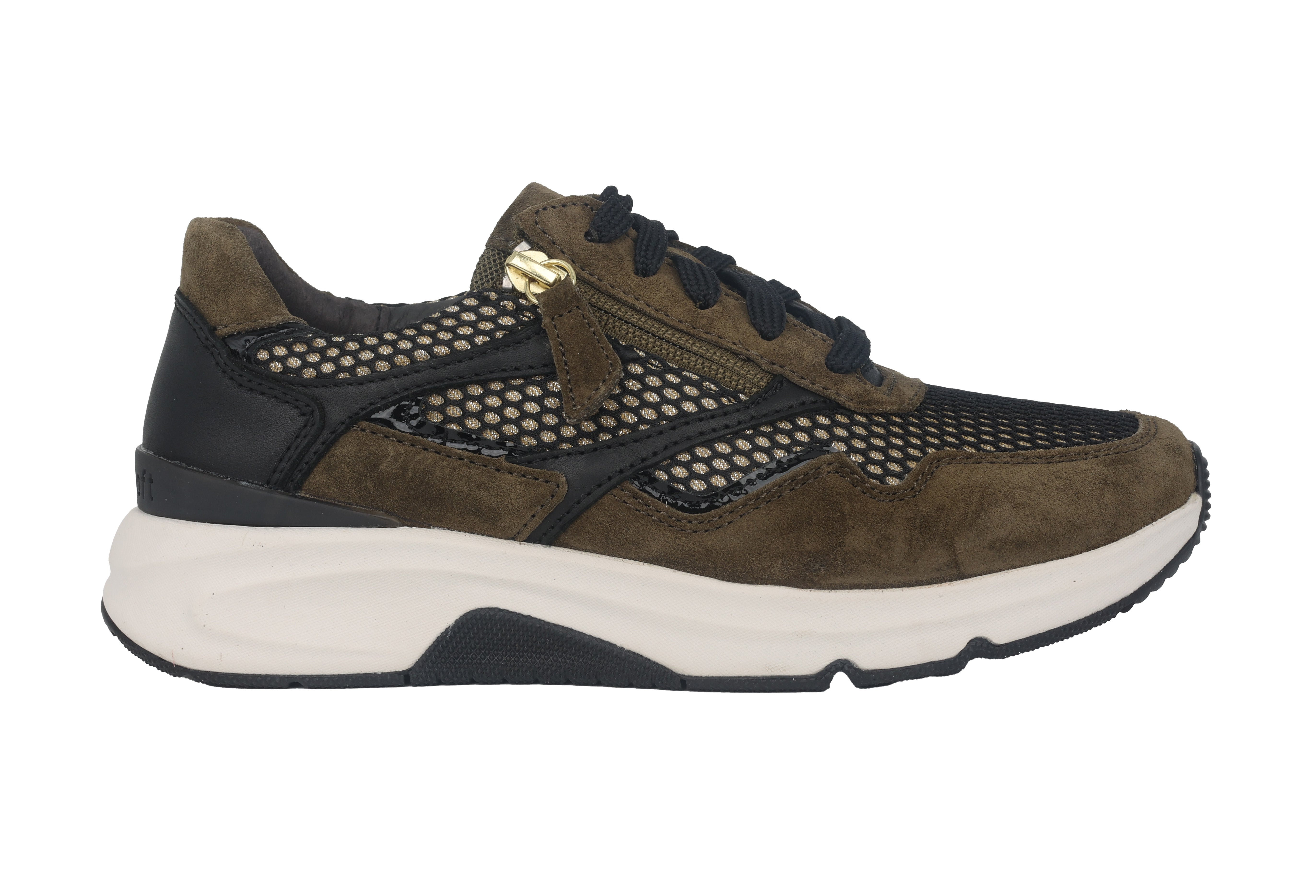 Sneaker da passeggio stringata da donna '96.896.44' - Verde