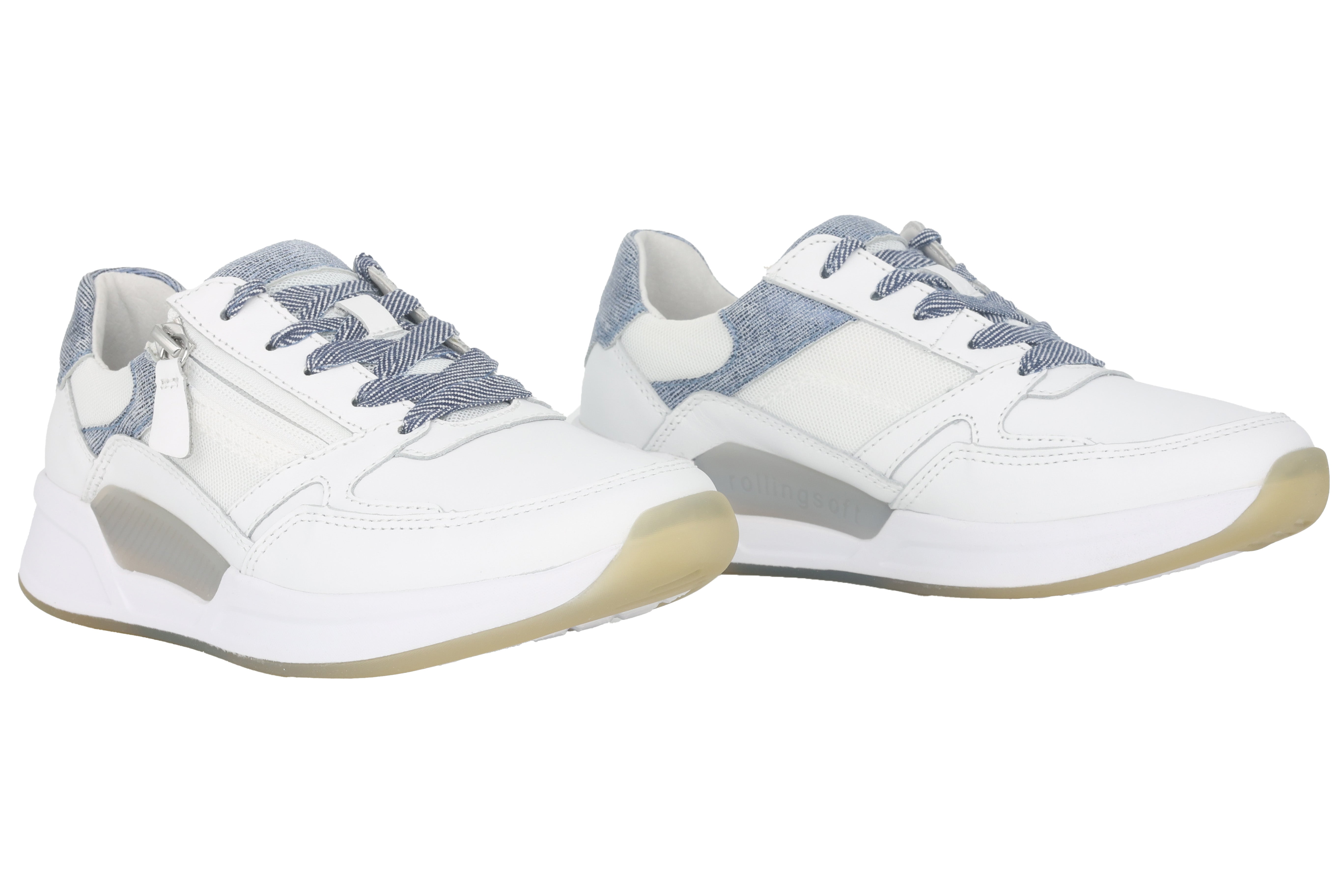 '66.958.51' women's walking rolling sneaker - white