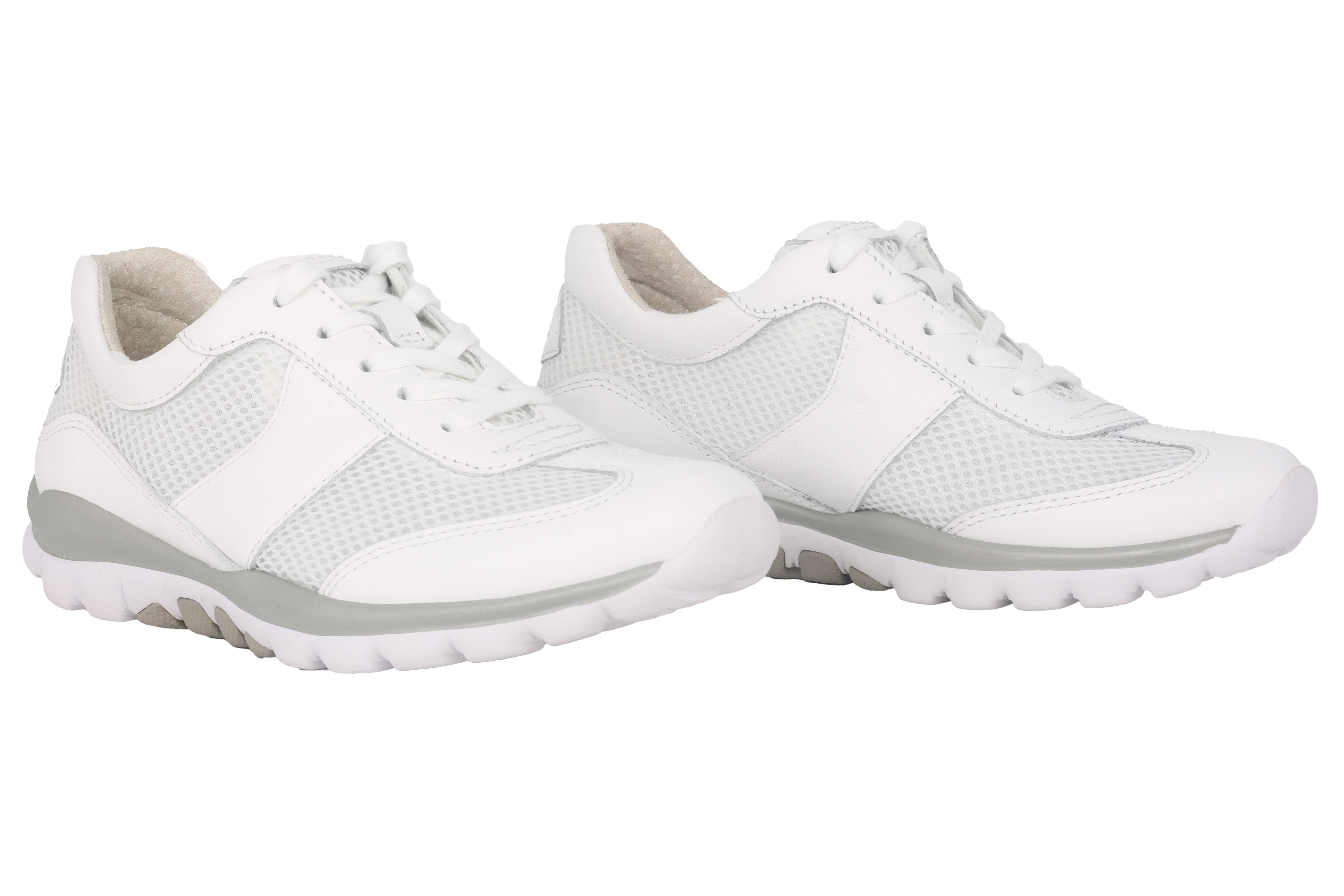 '66.966.50' women's perforated walking rolling sneaker - white