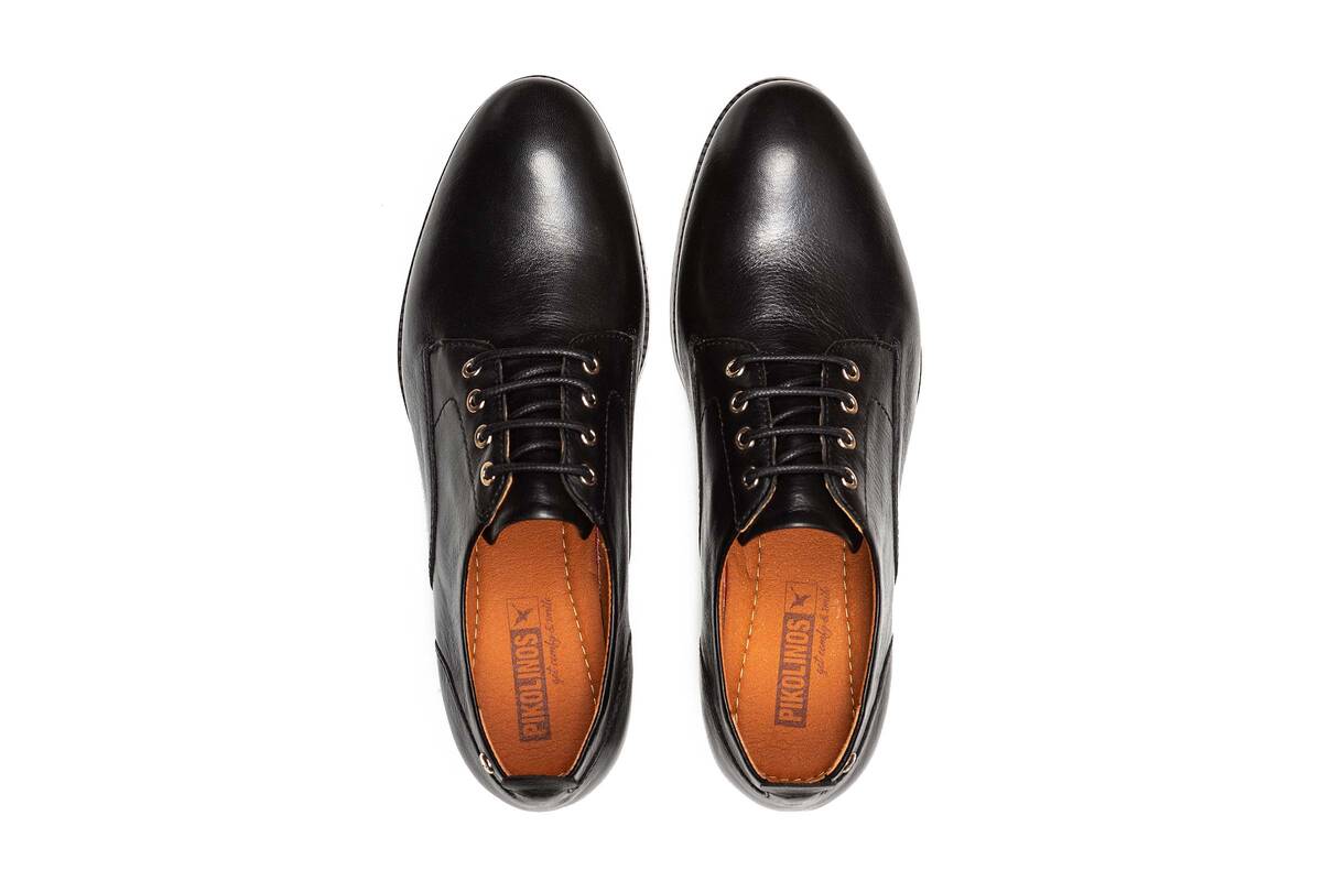 Zapato derby con cordones para mujer 'Royal' - negro - ChaplinshoesZapato derby con cordones para mujer 'Royal' negroPikolinos