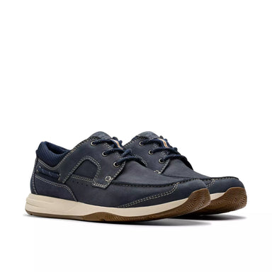 'Sailview Lace' herenveterschoen - Blauw - Chaplinshoes'Sailview Lace' veterschoen voor heren - BlueClarks