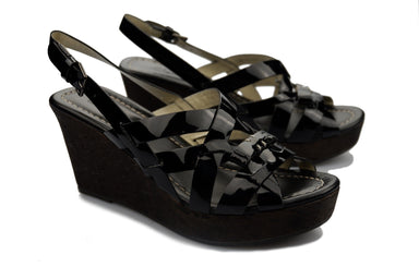 Sandalia mujer 'Screen Test' - charol negro - ChaplinshoesSandalia de mujer 'Screen Test' - charol negroClarks