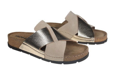 Sandalo slide da donna 'Soave' - oro - ChaplinshoesSandalo slide da donna "Soave" - oroRohde